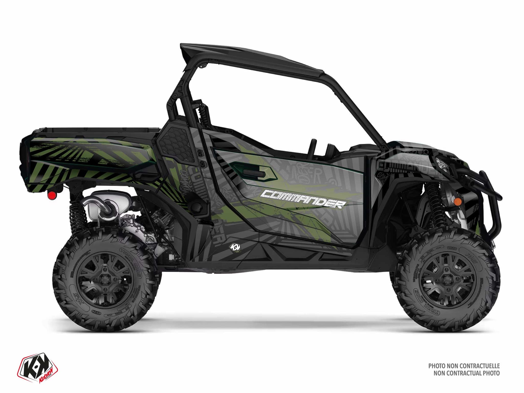 Kit graphique SSV CAN-AM COMMANDER KOLLECTOR Vert