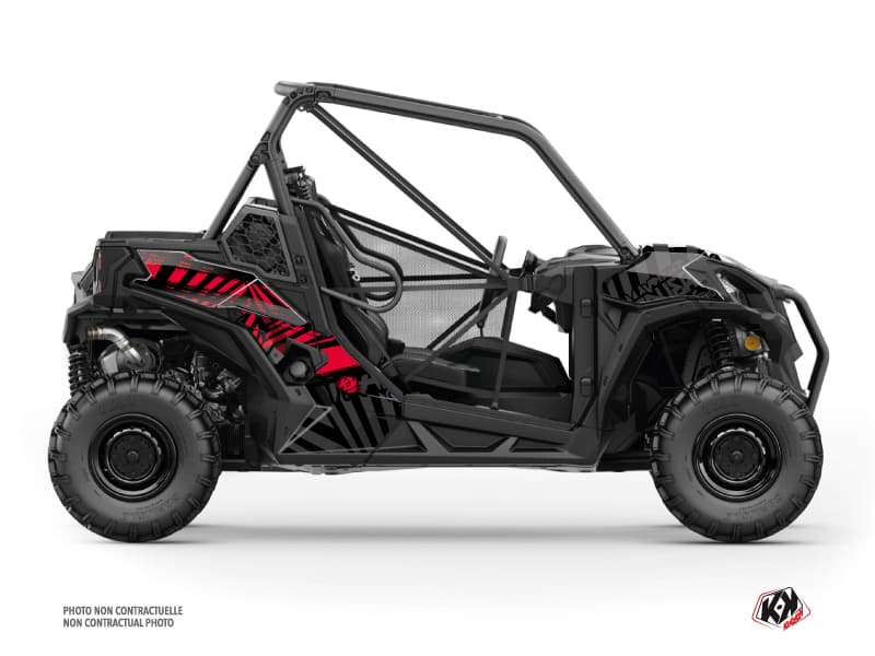 kit decorativo ssv kollector can am maverick sport nero rosso | Can am | Kutvek