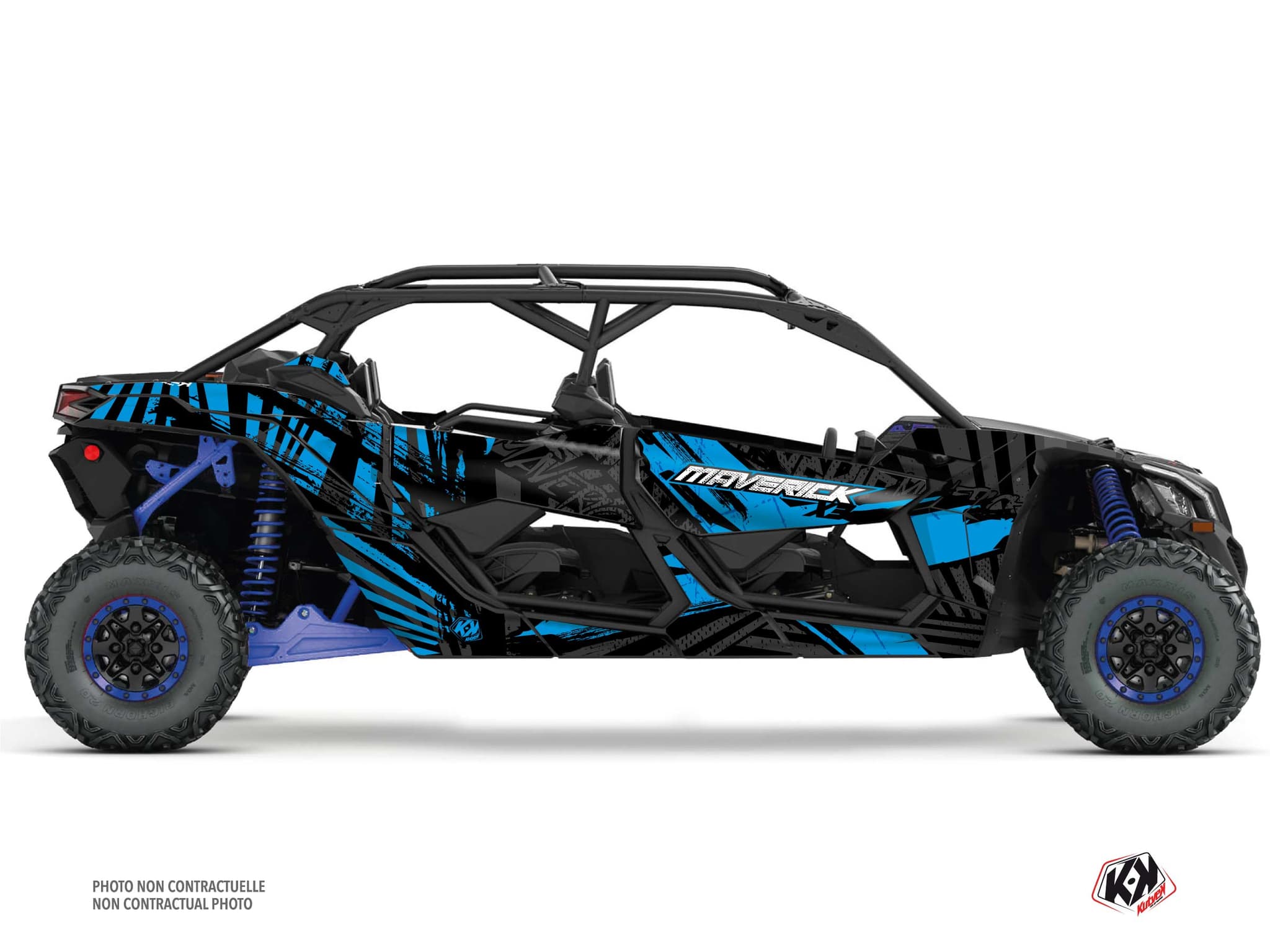 kit decorativo ssv can-am maverick x3 max kollector blu | Can am | Kutvek