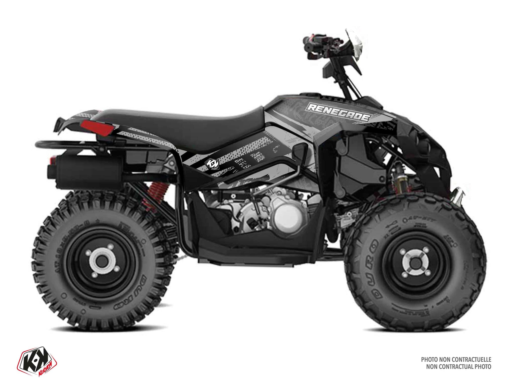 Kit graphique Quad CAN-AM RENEGADE 110 KOLLECTOR Gris