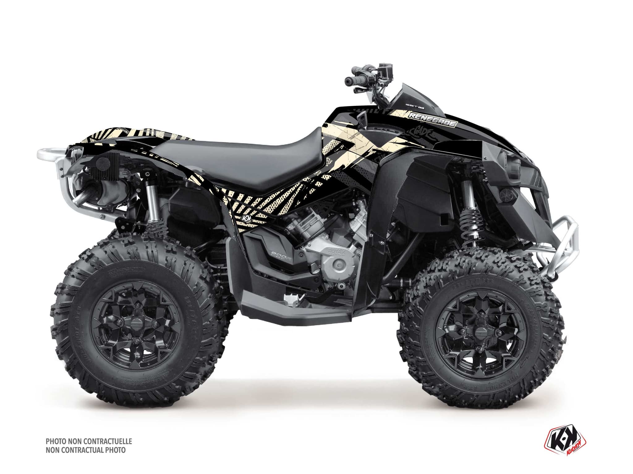 atv can-am renegade kollector sand serie graphic kit