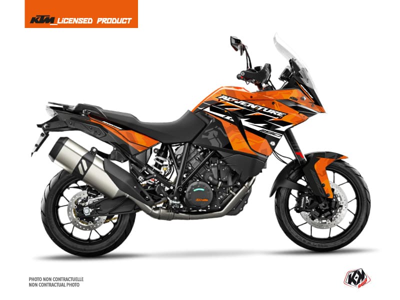 Kit graphique Moto Kombat KTM 1190 Adventure Orange