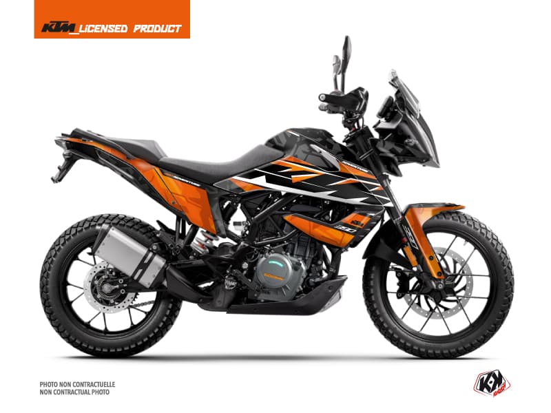 Kit Graphique Moto Kombat KTM 390 Adventure Orange