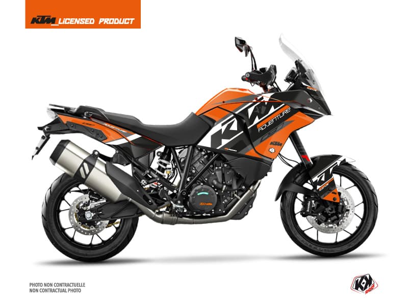 kit graphique moto ktm adventure 1090 kontrol orange