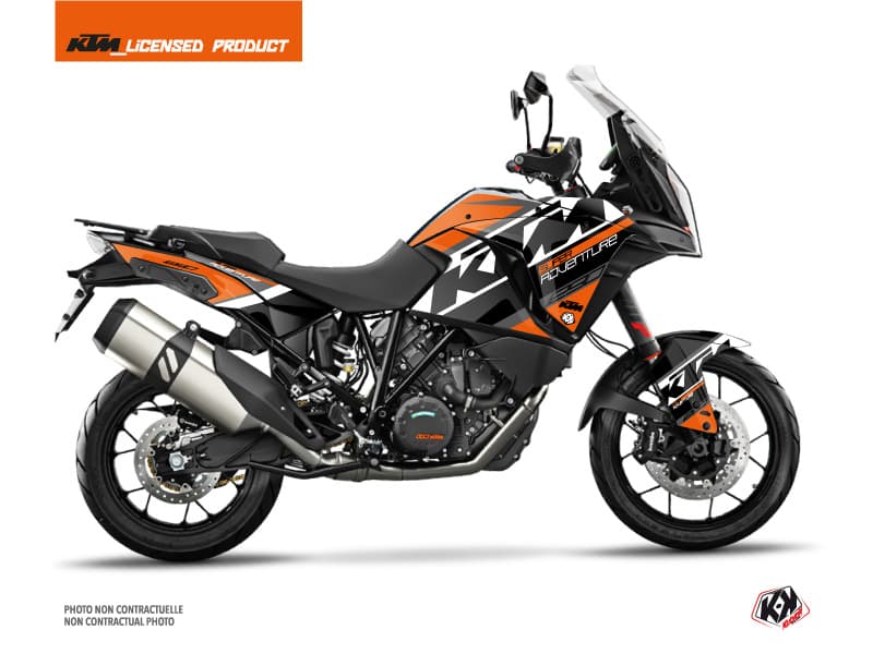 kit graphique moto ktm super adventure 1290 s kontrol orange