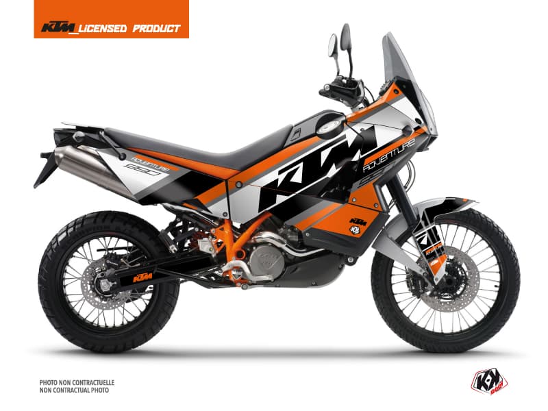 kit graphique moto ktm adventure 990 kontrol orange