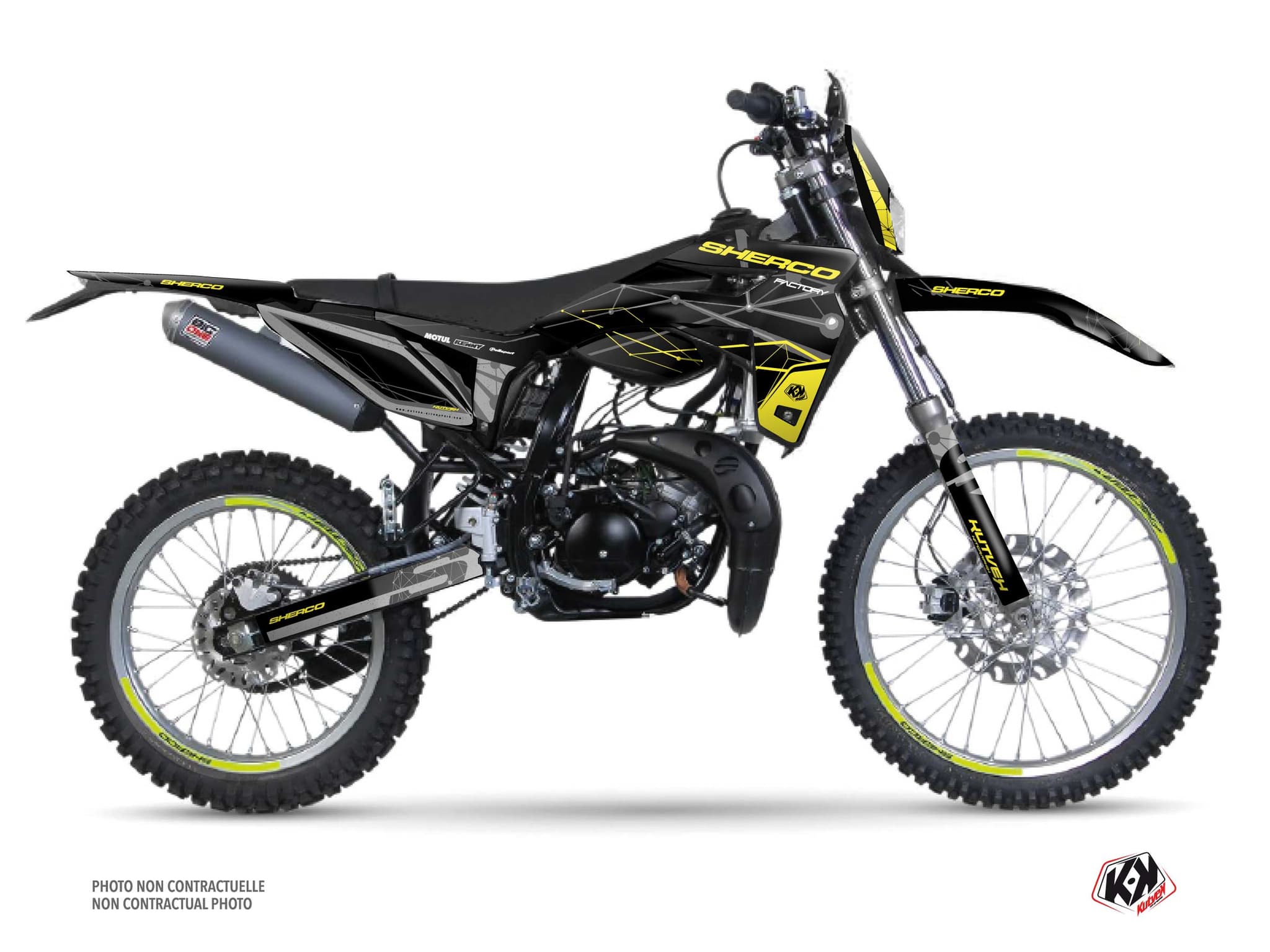kit graphique 50cc kosmos sherco se 50 noir | Sherco | Kutvek