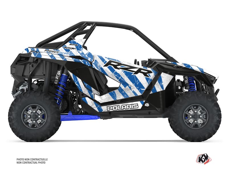 kit graphique ssv krack polaris rzr pro xp bleu