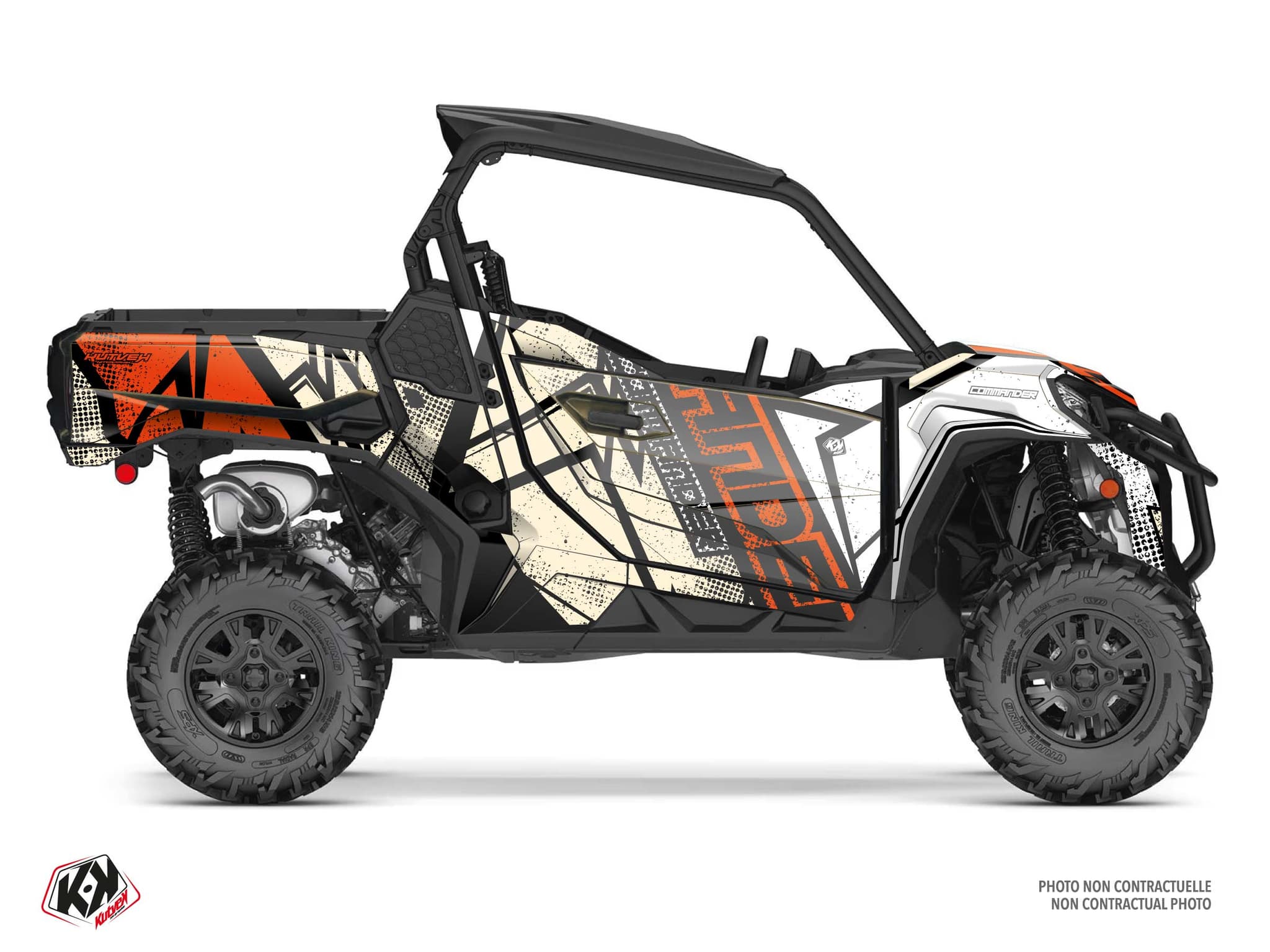 Kit graphique SSV CAN-AM COMMANDER KRAFT Sable | Can am | Kutvek