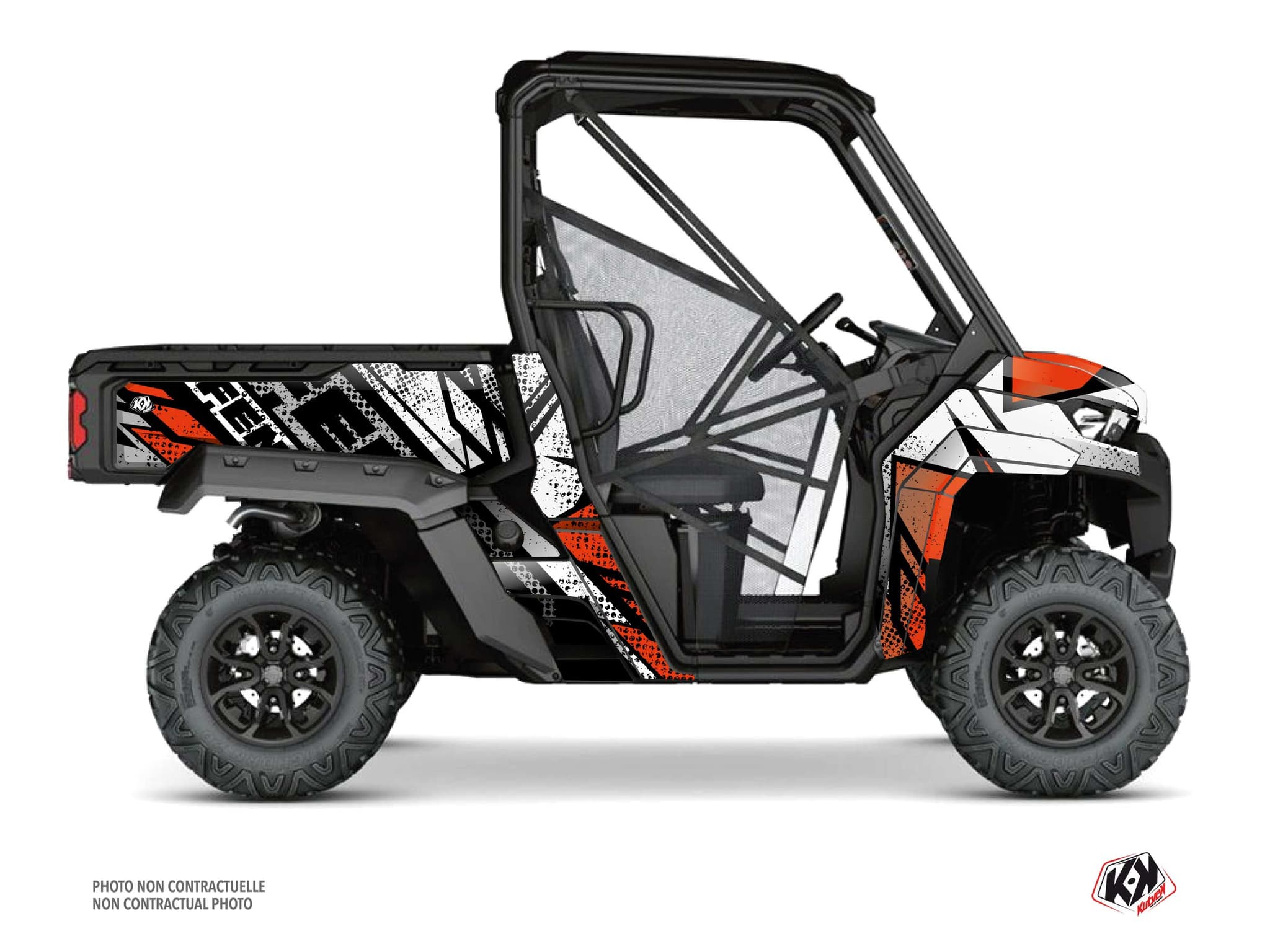 Kit graphique SSV CAN-AM DEFENDER KRAFT Rouge | Can am | Kutvek