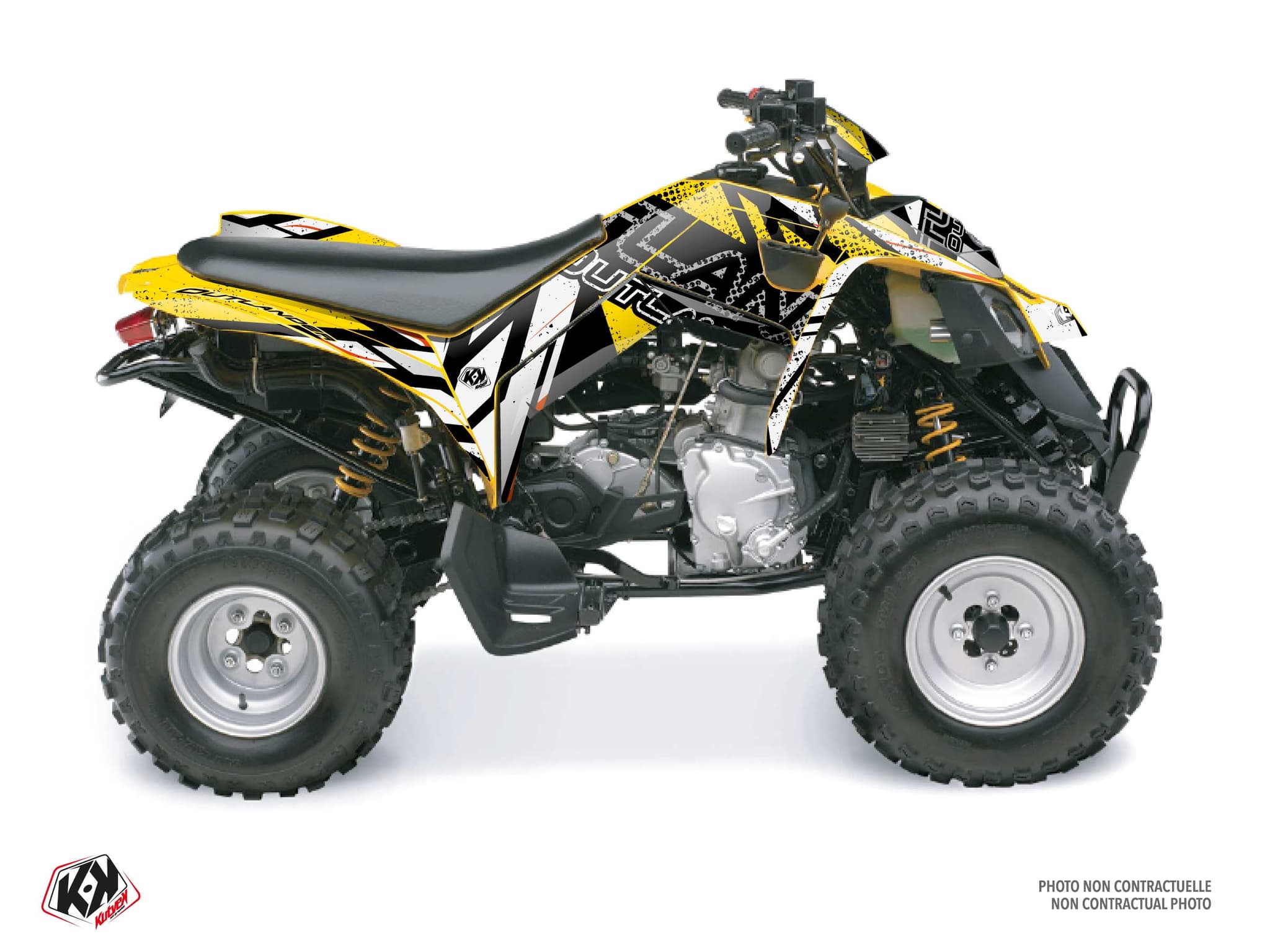 Kit graphique Quad CAN-AM DS 250 KRAFT Jaune