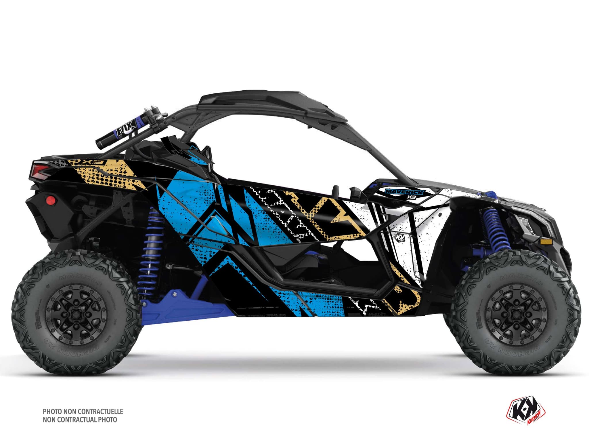 deko-set ssv can-am maverick x3 kraft blau | Can am | Kutvek