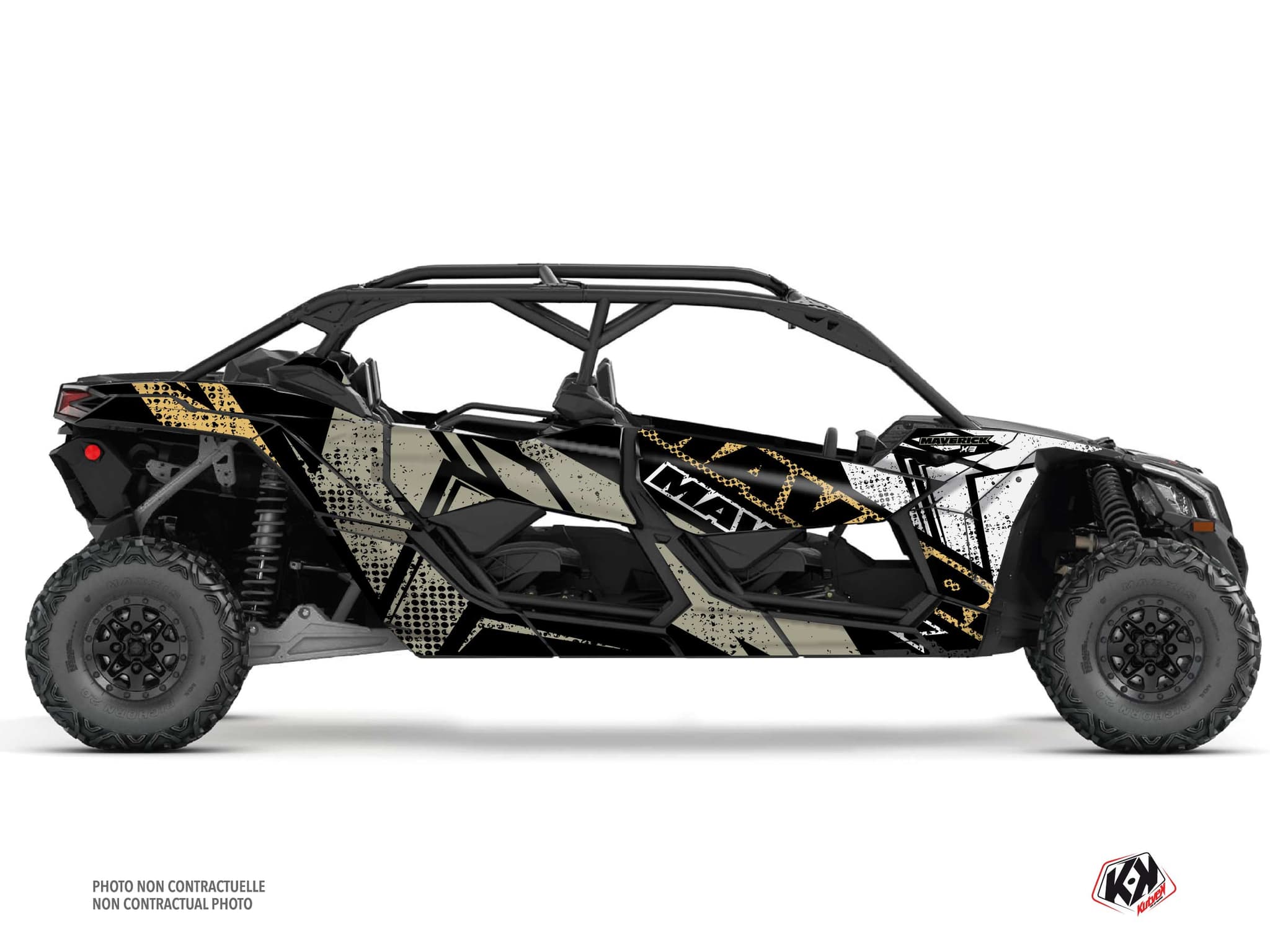 Kit graphique SSV CAN-AM MAVERICK X3 MAX KRAFT Craie