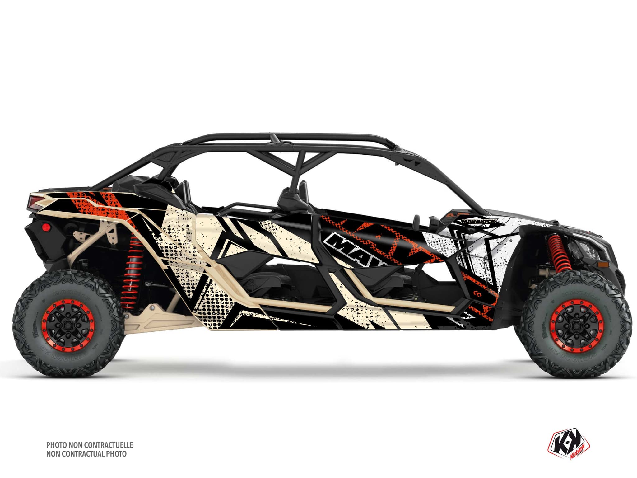 Kit graphique SSV CAN-AM MAVERICK X3 MAX KRAFT Sable