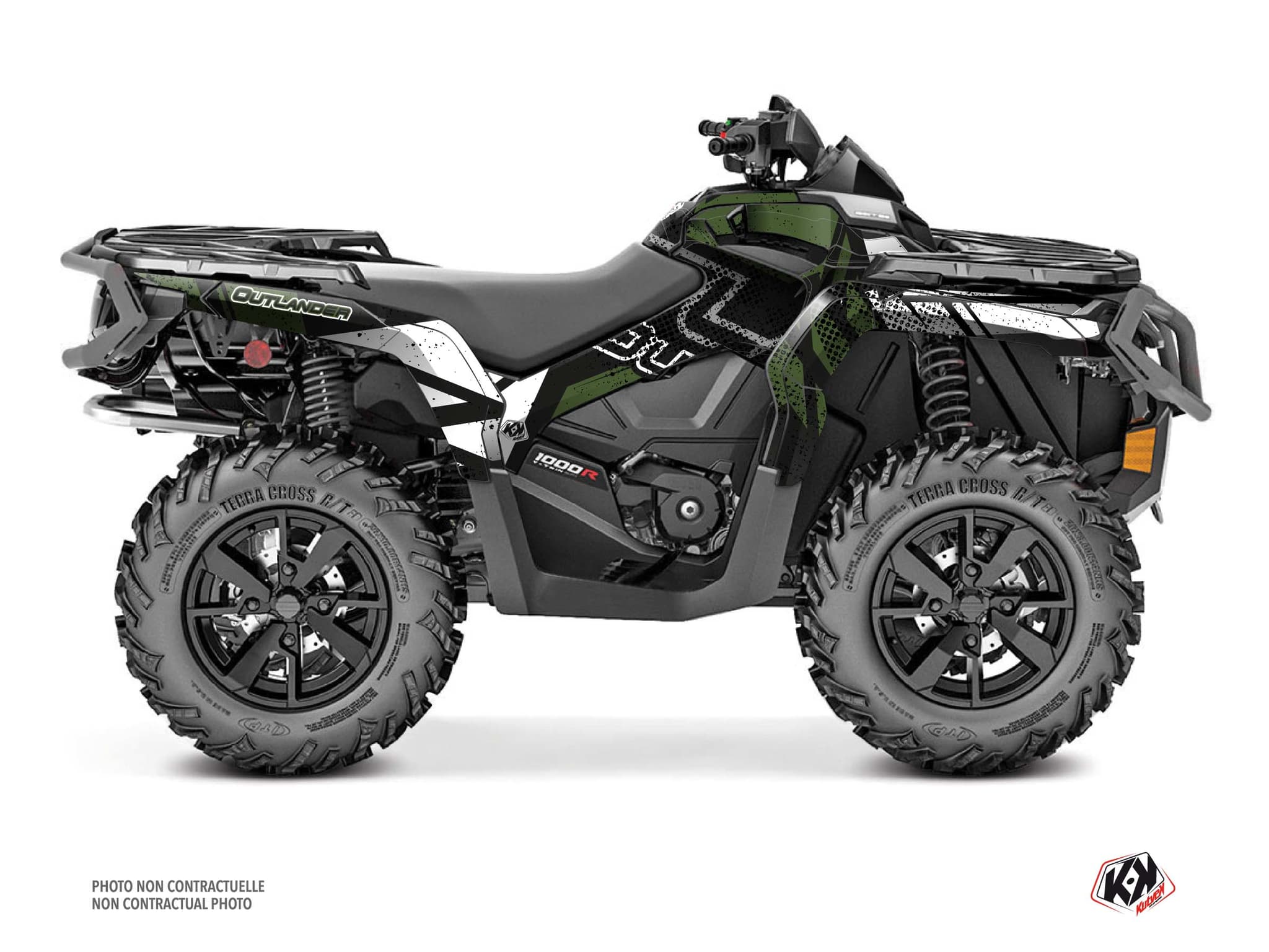 Kit graphique Quad CAN-AM OUTLANDER 1000 R KRAFT Vert
