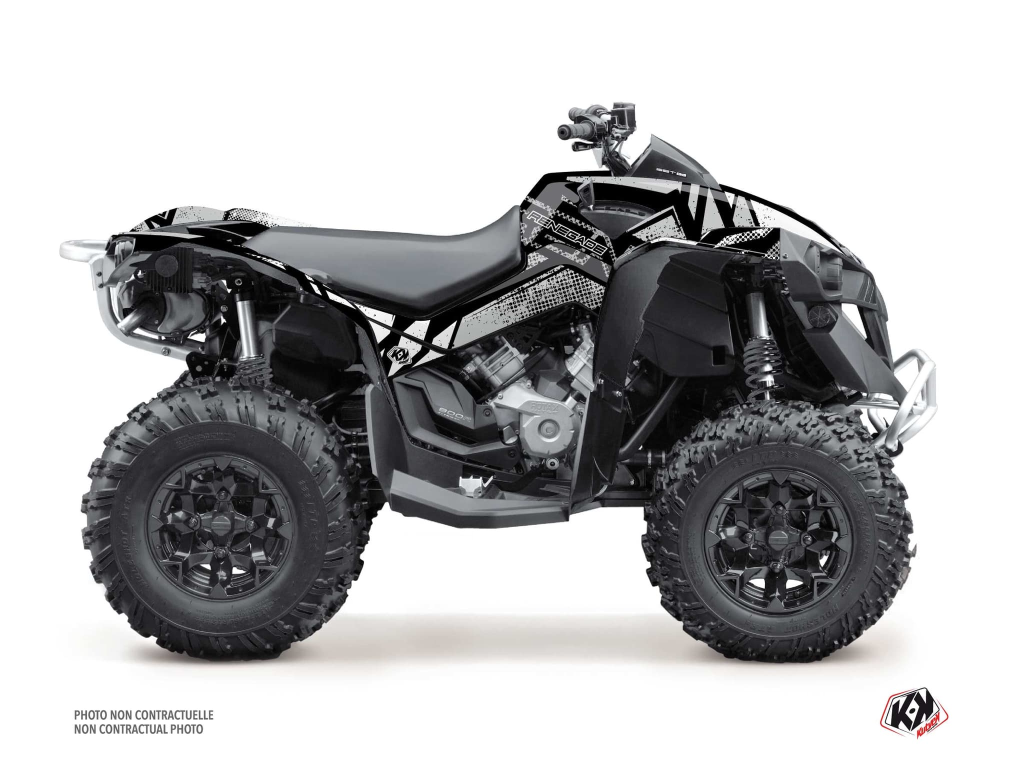 ATV CAN-AM RENEGADE KRAFT Grey graphic kit