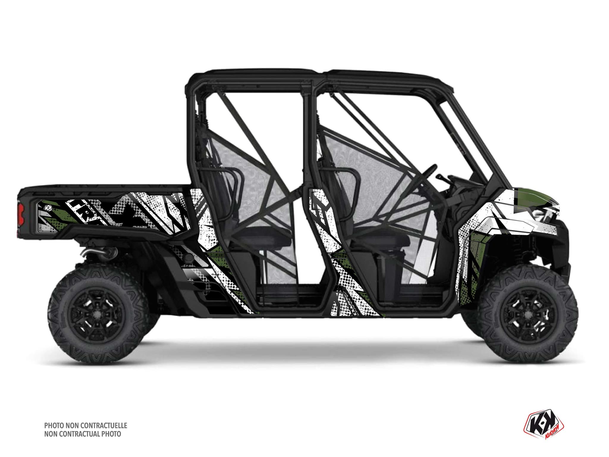 Kit Graphique ssv can-am traxter max kraft vert