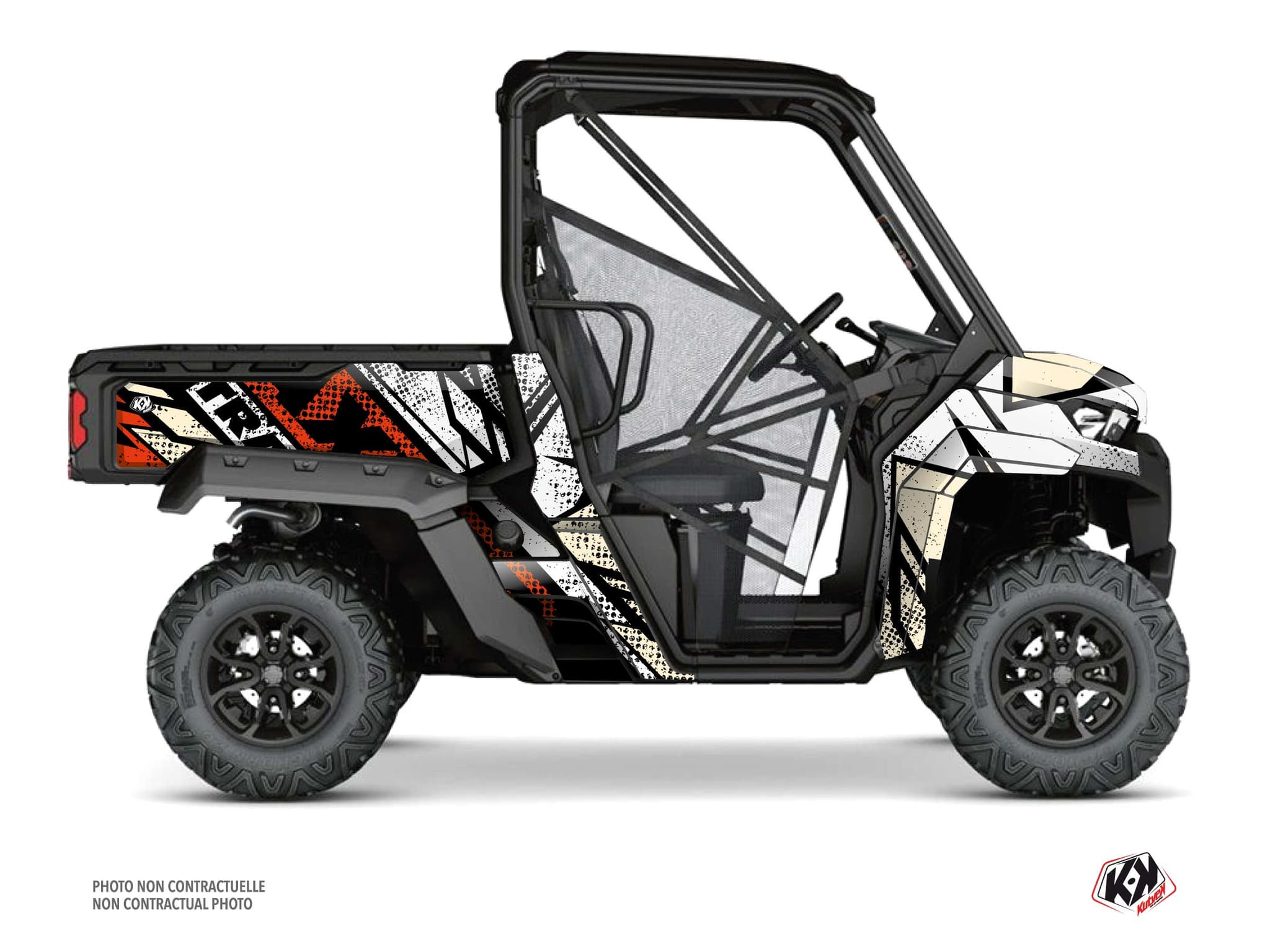 Kit Graphique ssv can-am traxter kraft sable