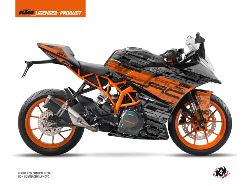 kit decorativo moto krav ktm 390 rc arancione nero | KTM | Kutvek
