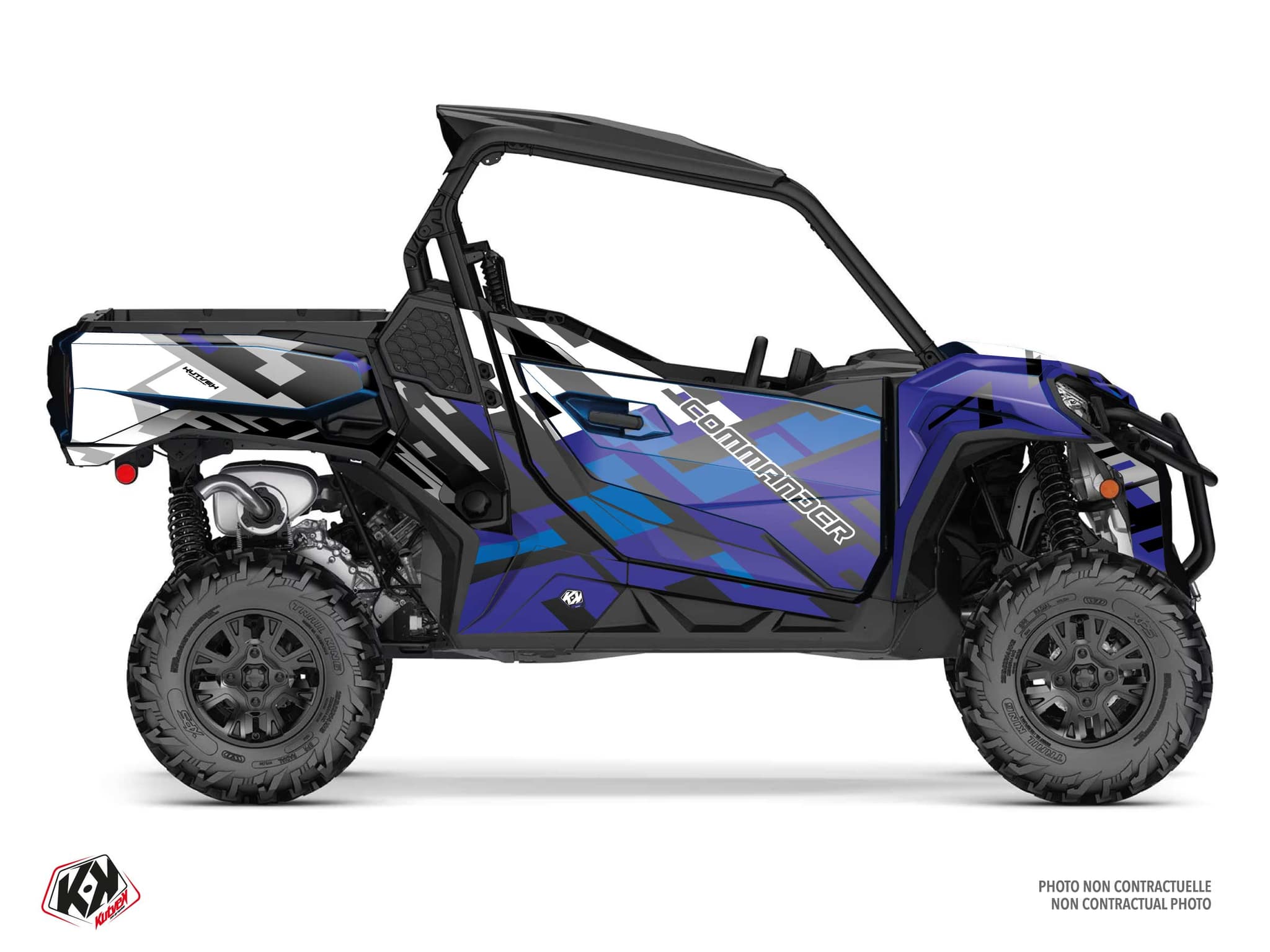 kit graphique ssv can-am commander lane bleu | Can am | Kutvek