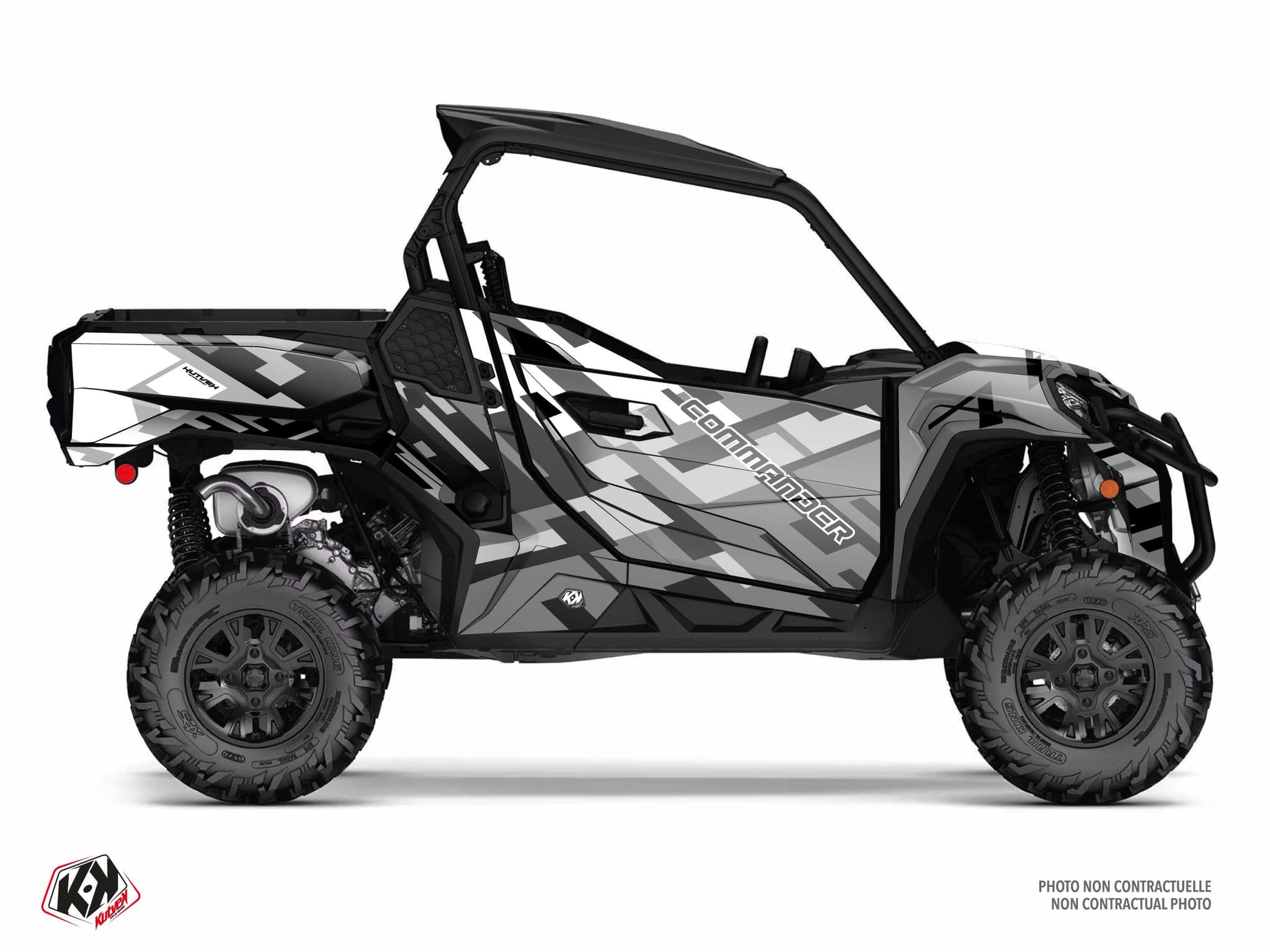 Kit graphique SSV CAN-AM COMMANDER LANE Gris | Can am | Kutvek