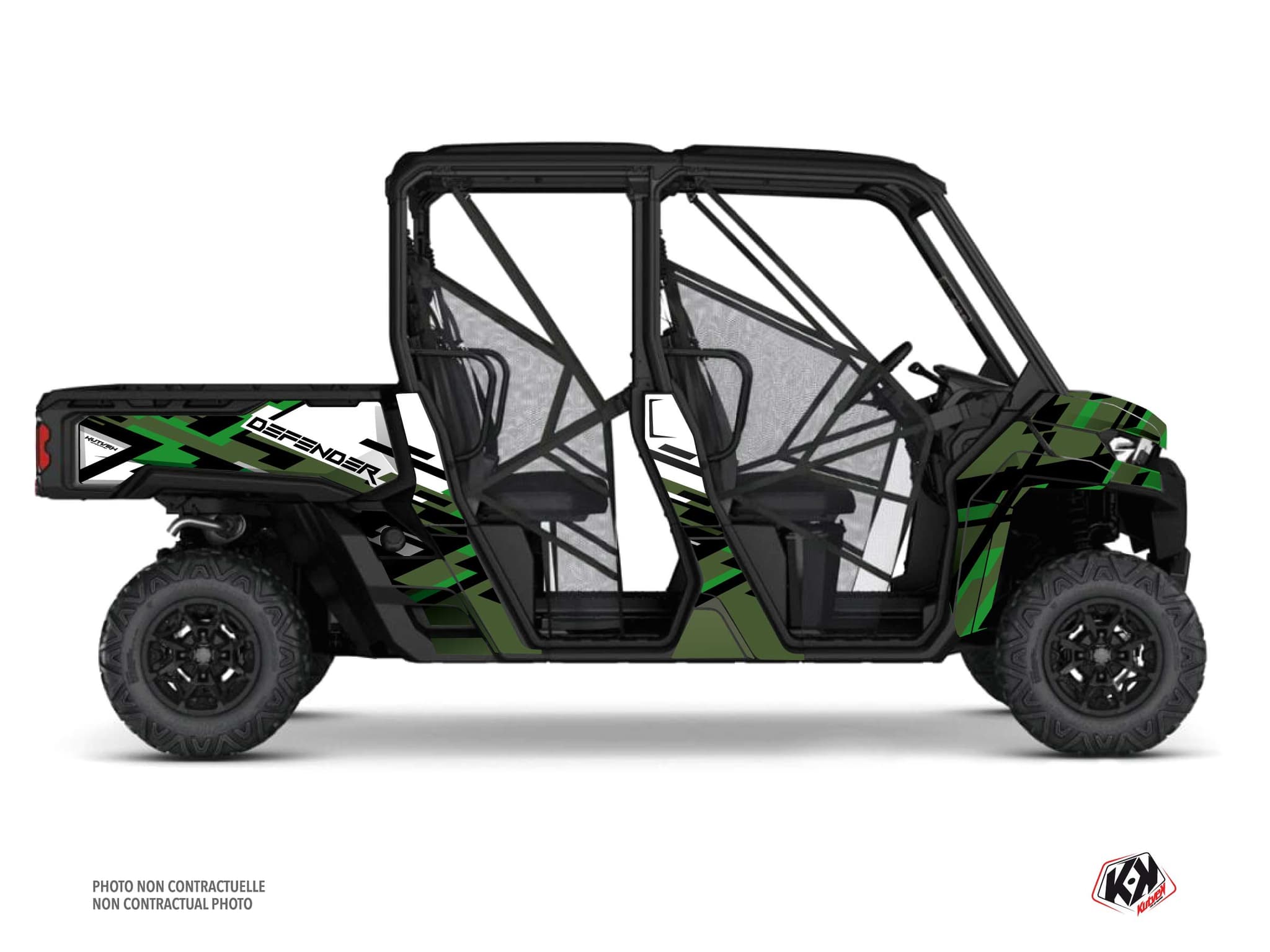 Kit graphique SSV CAN-AM DEFENDER MAX LANE Vert