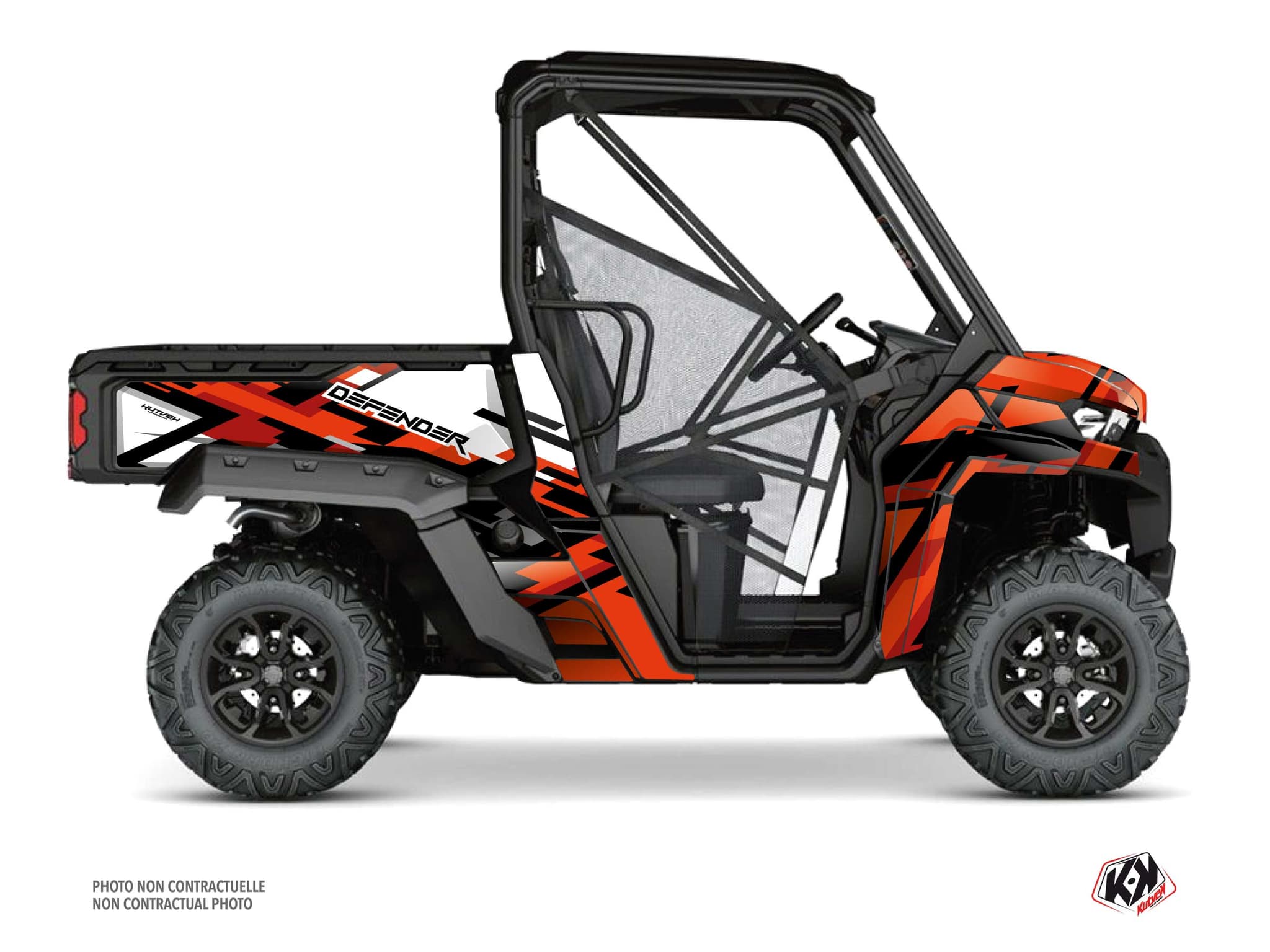 Kit graphique SSV CAN-AM DEFENDER LANE Rouge