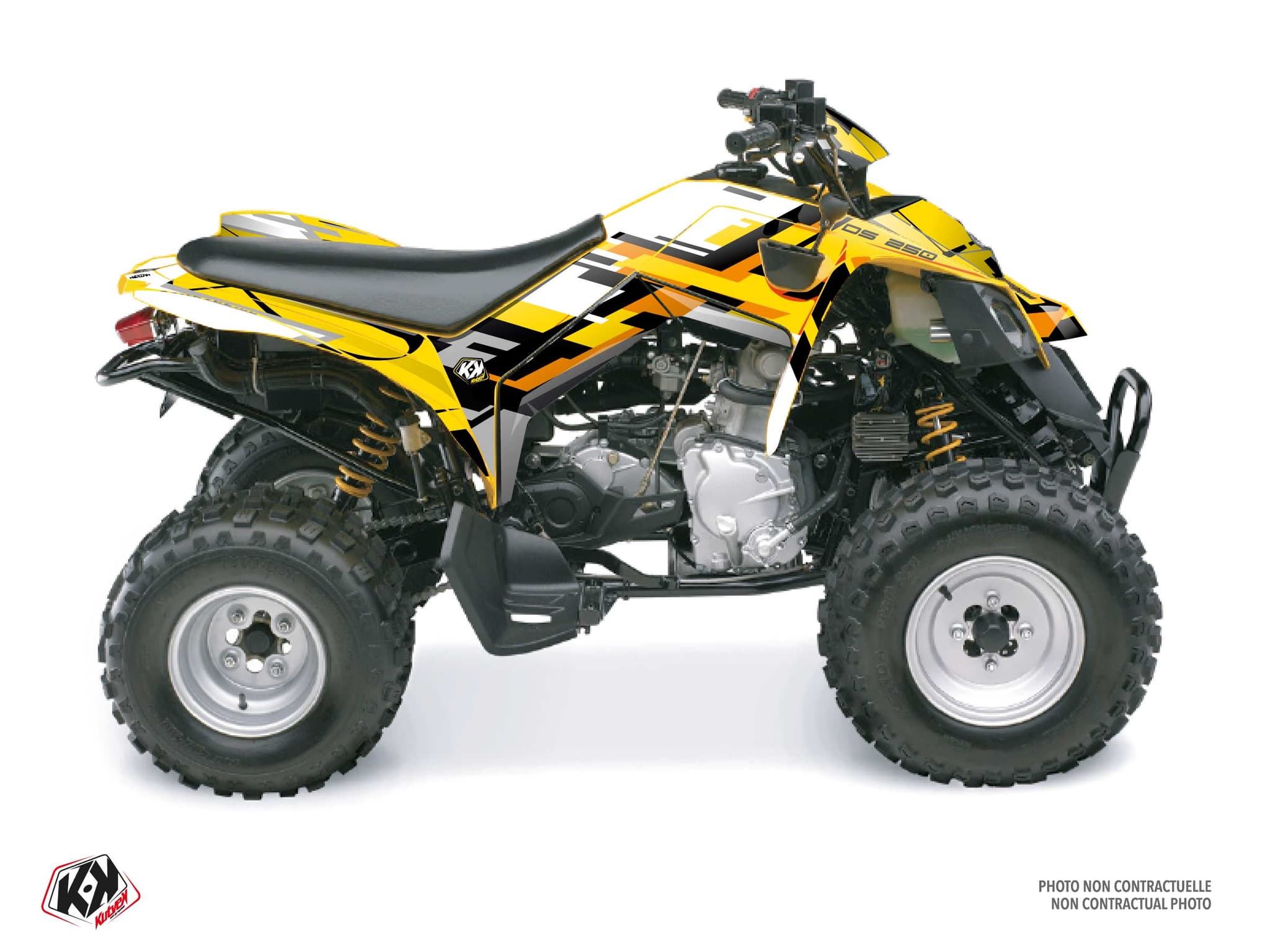 Kit graphique Quad CAN-AM DS 250 LANE Jaune