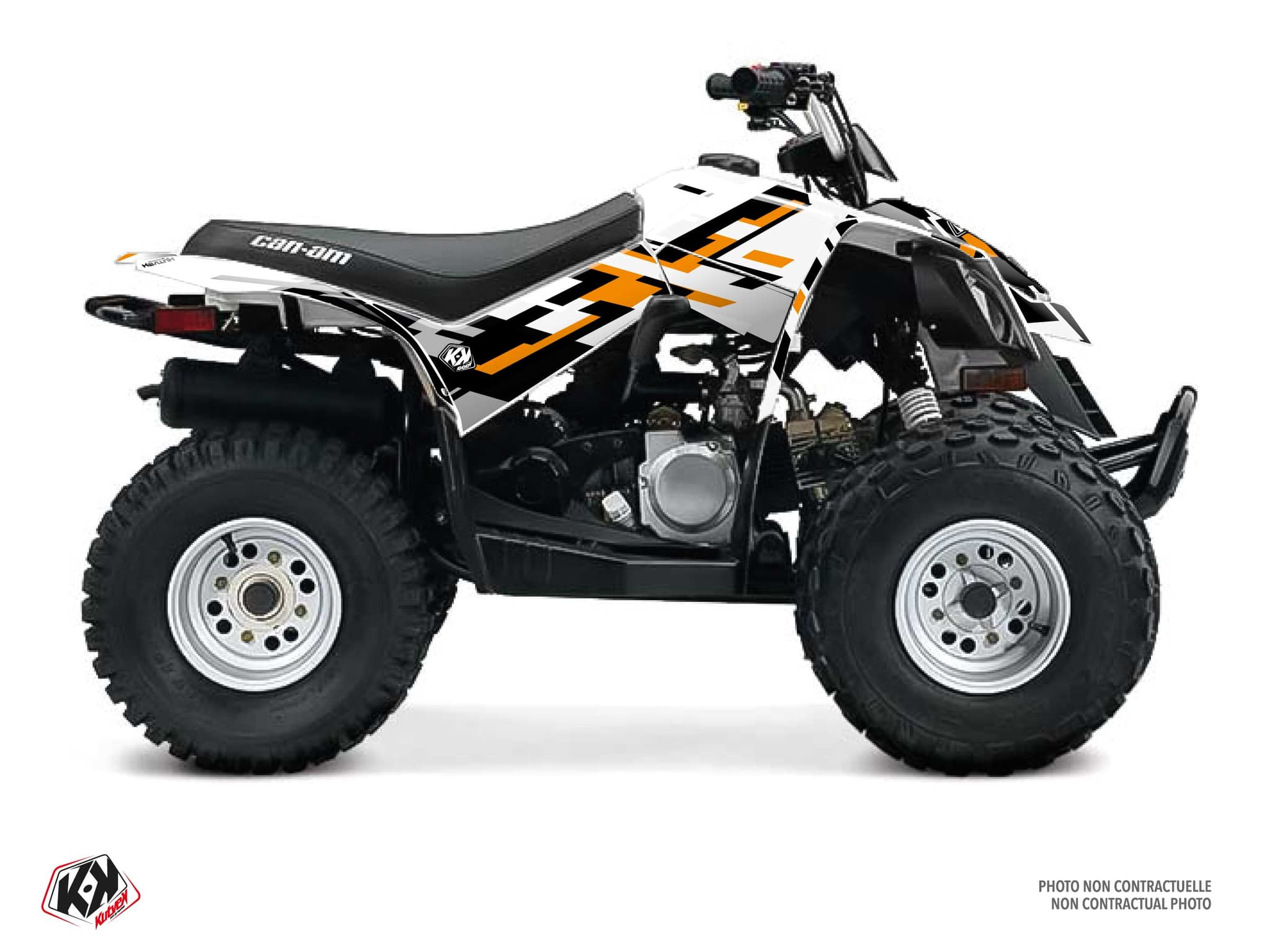 Kit graphique Quad CAN-AM DS 90 LANE Blanc