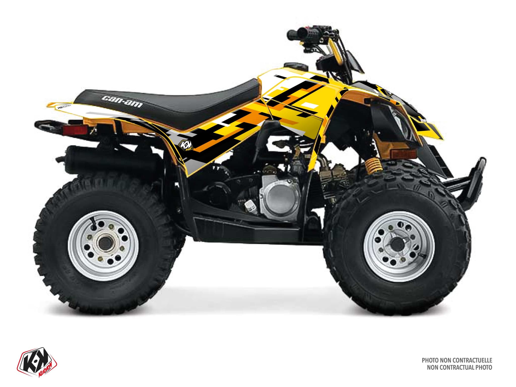 Kit graphique Quad CAN-AM DS 90 LANE Jaune