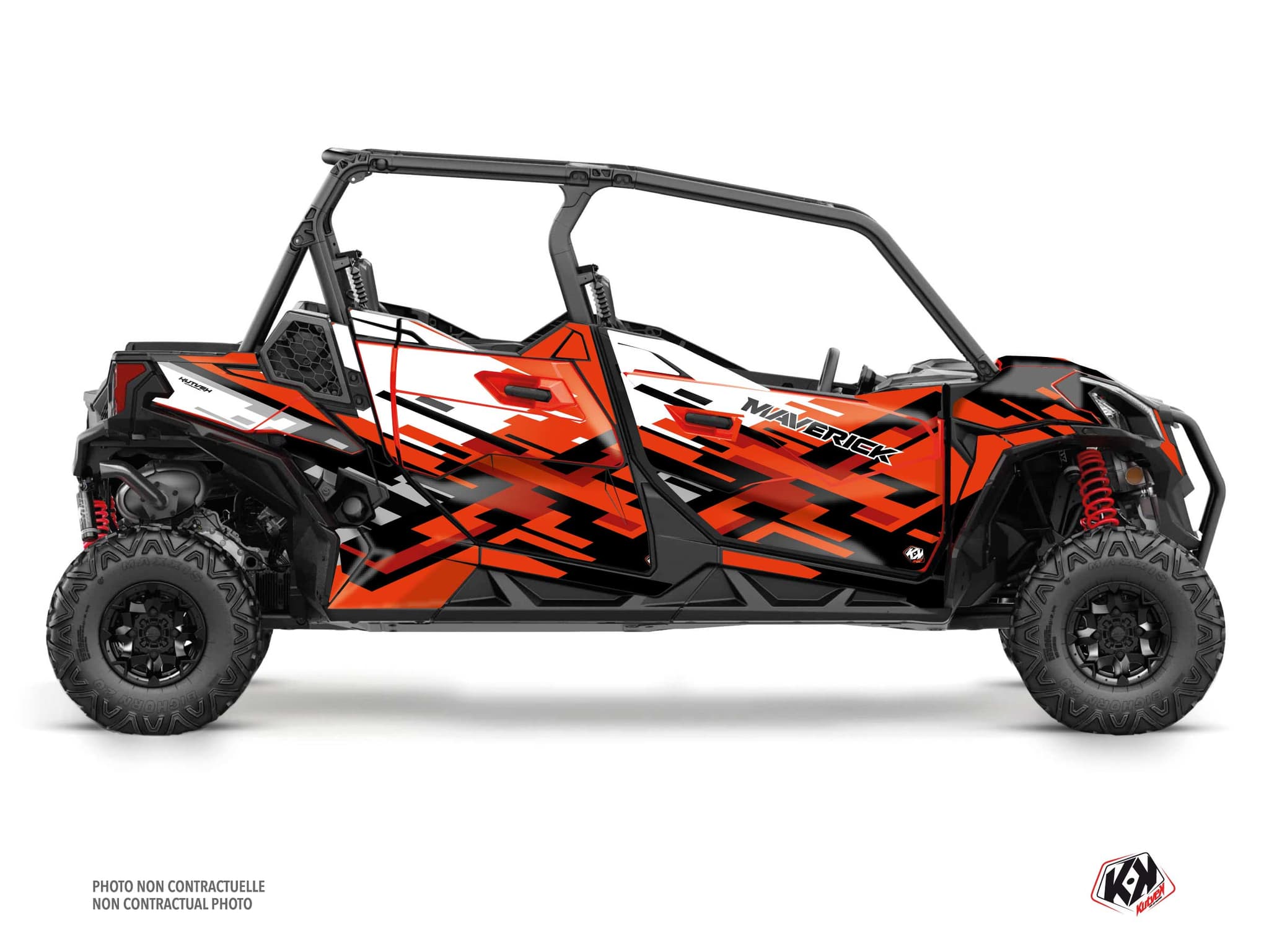 Kit graphique SSV CAN-AM MAVERICK TRAIL MAX LANE Rouge
