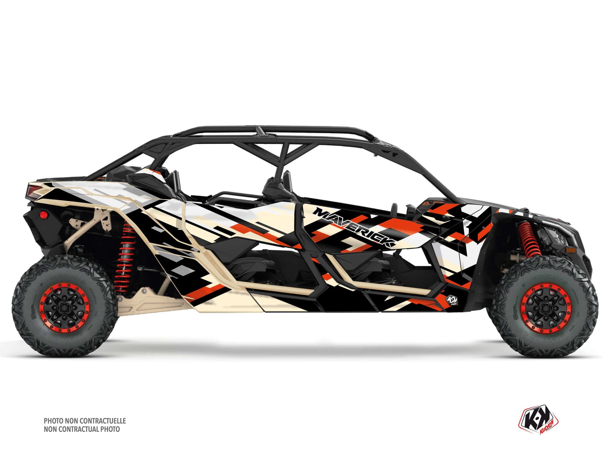 Kit Graphique ssv can-am maverick x3 max lane sable