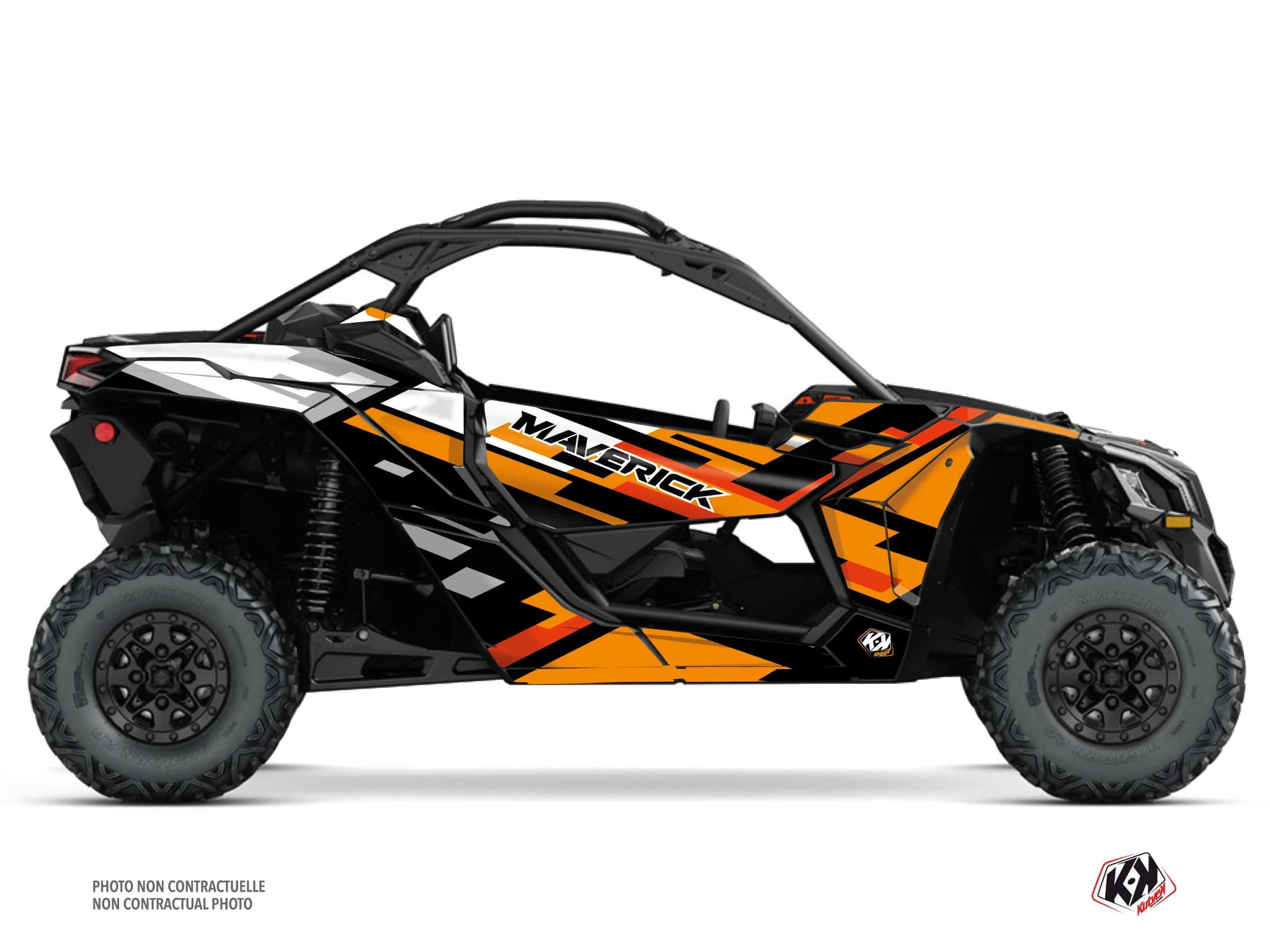 Kit graphique SSV CAN-AM MAVERICK X3 LANE Orange