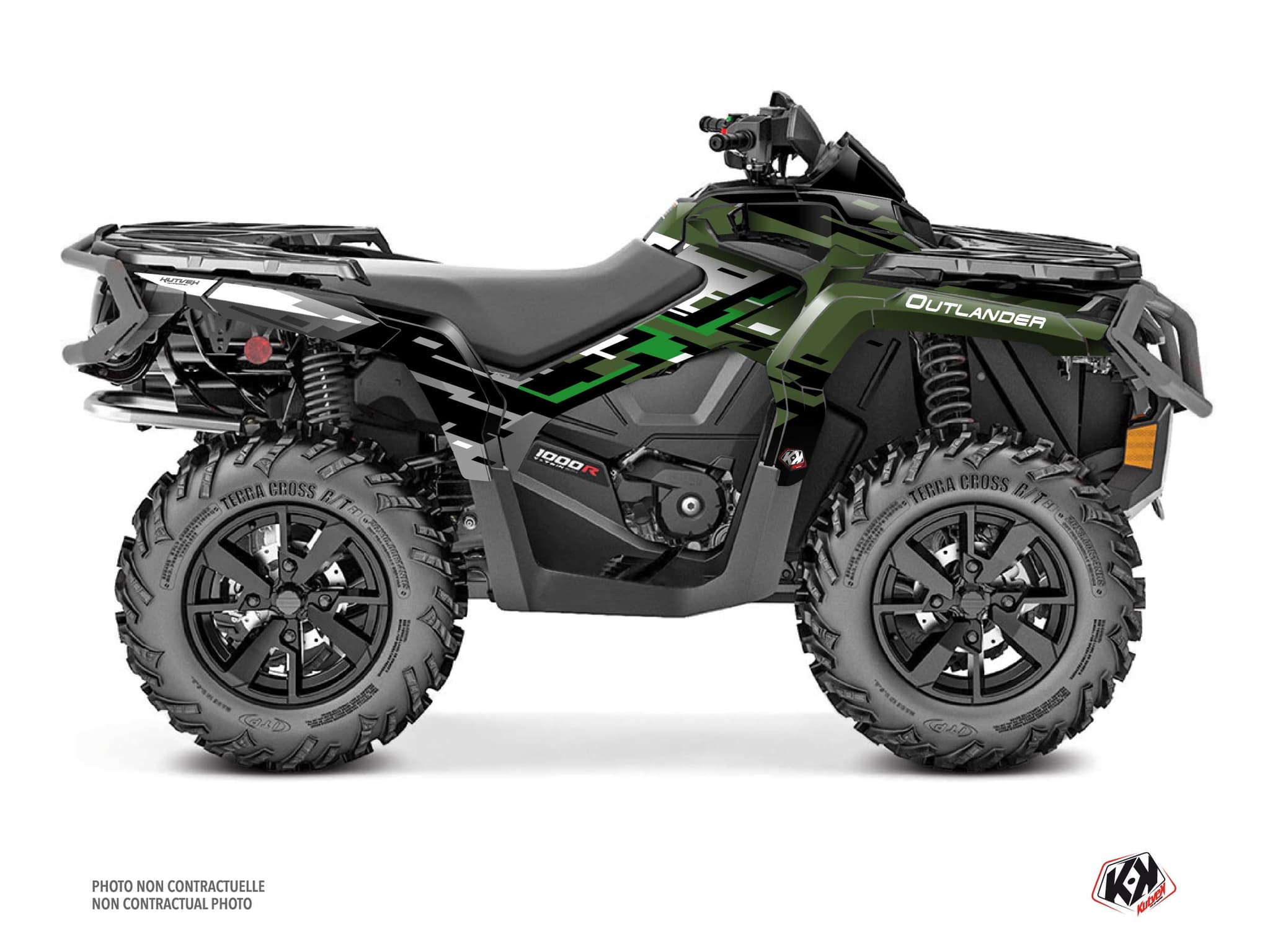 Kit graphique Quad CAN-AM OUTLANDER 1000 R LANE Vert