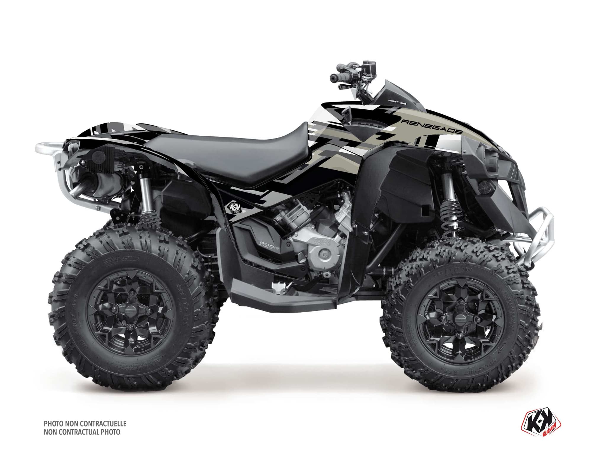 Kit graphique Quad CAN-AM RENEGADE LANE Craie | Can am | Kutvek