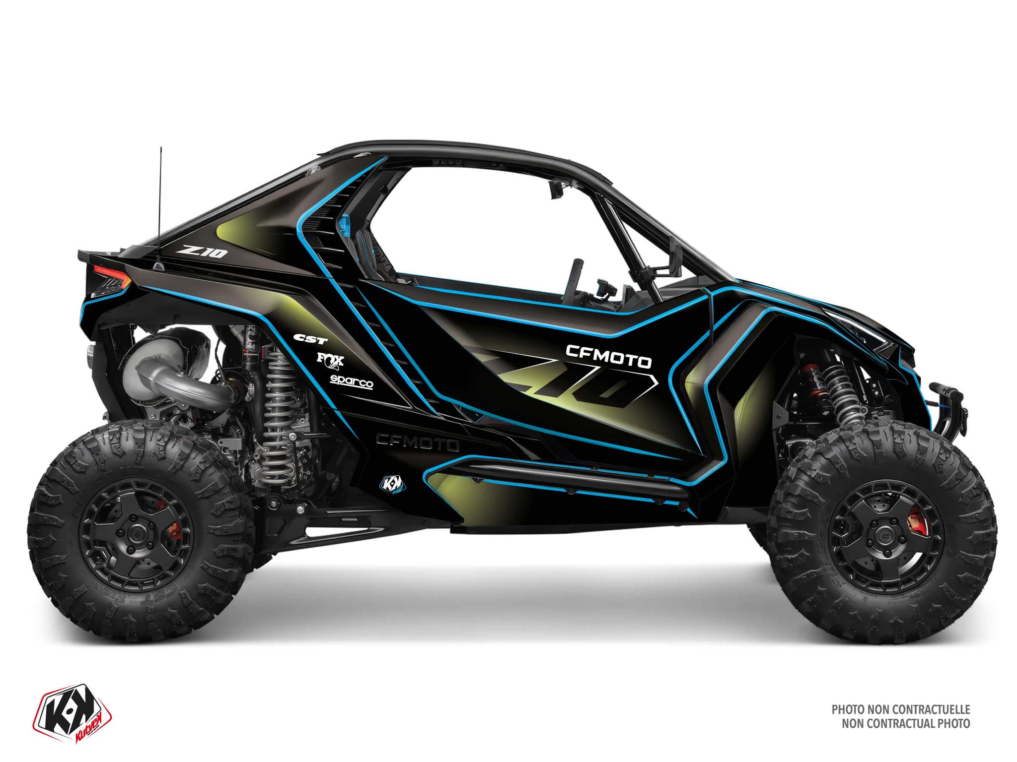 UTV CF MOTO Z FORCE Z10 LASER Blue graphic kit | CF Moto | Kutvek