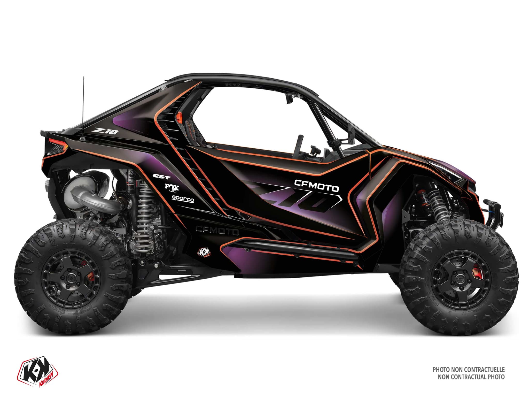 UTV CF MOTO Z FORCE Z10 LASER Orange graphic kit | CF Moto | Kutvek