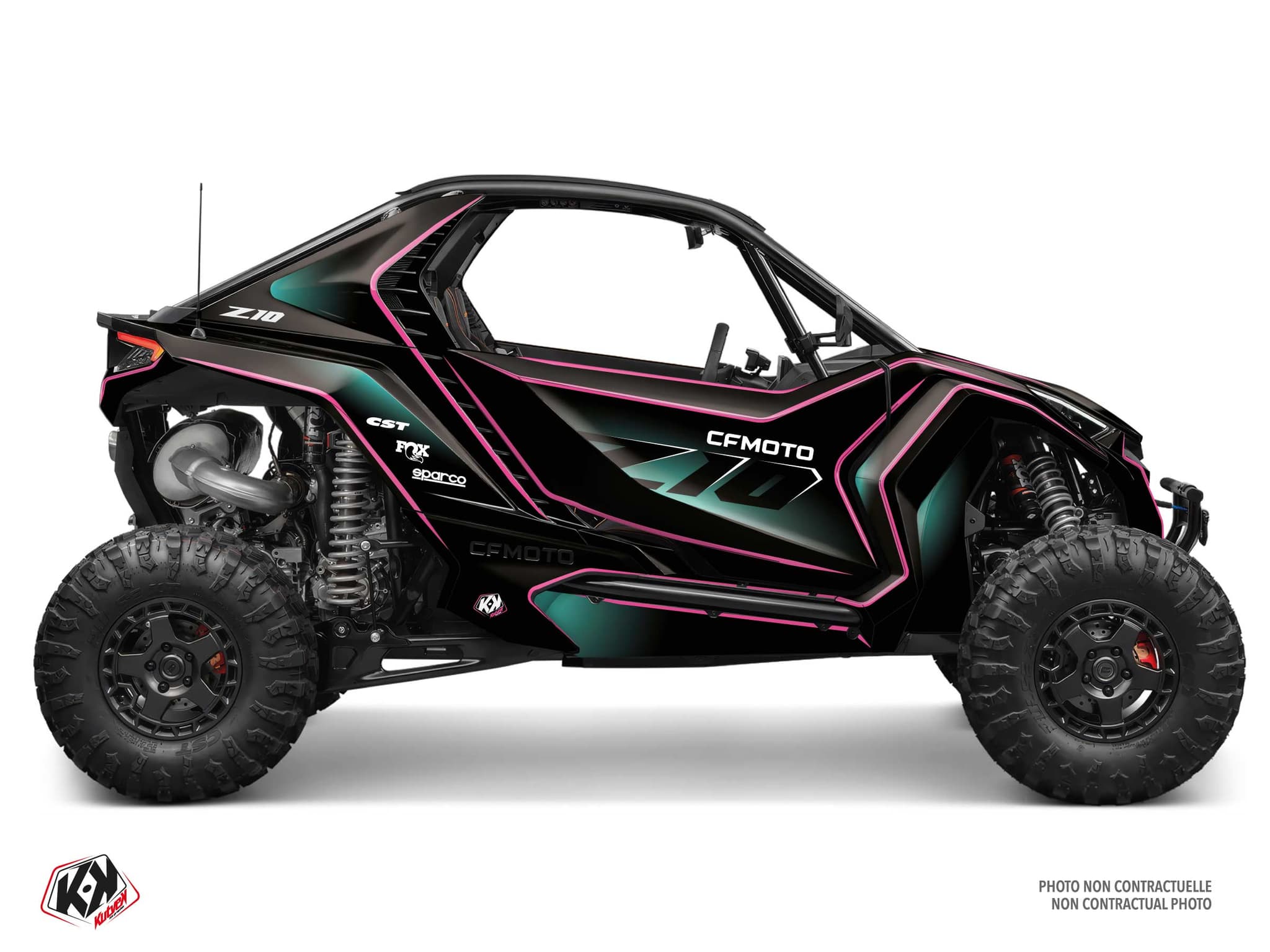 Deko-Set SSV CF MOTO Z FORCE Z10 LASER Rosa | CF Moto | Kutvek
