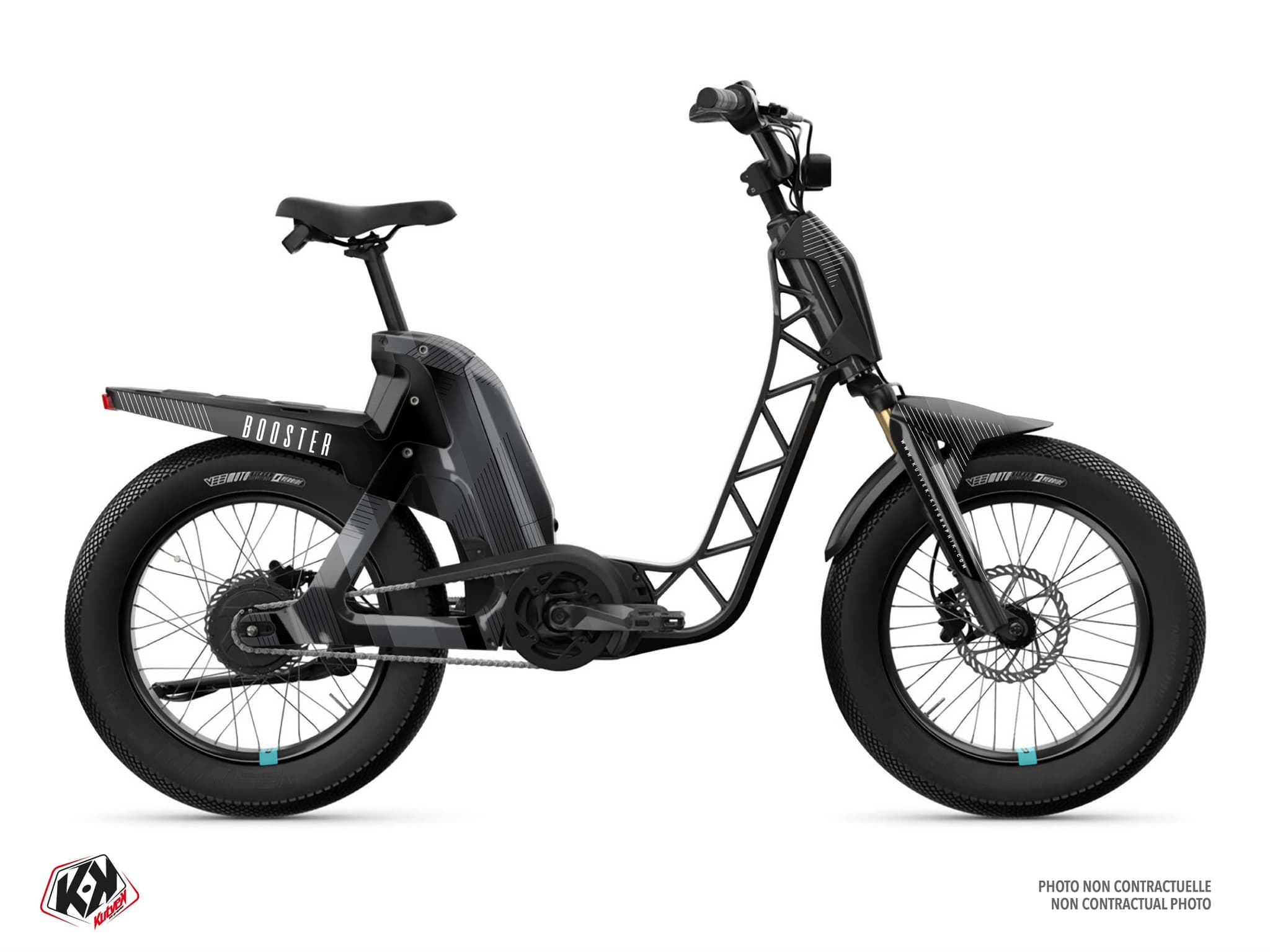 Kit graphique Scooter YAMAHA BOOSTER Easy LAUS Gris