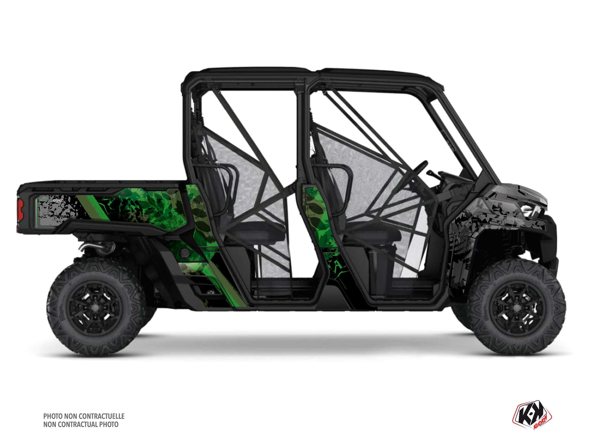 Kit graphique SSV CAN-AM DEFENDER MAX LEAF Vert