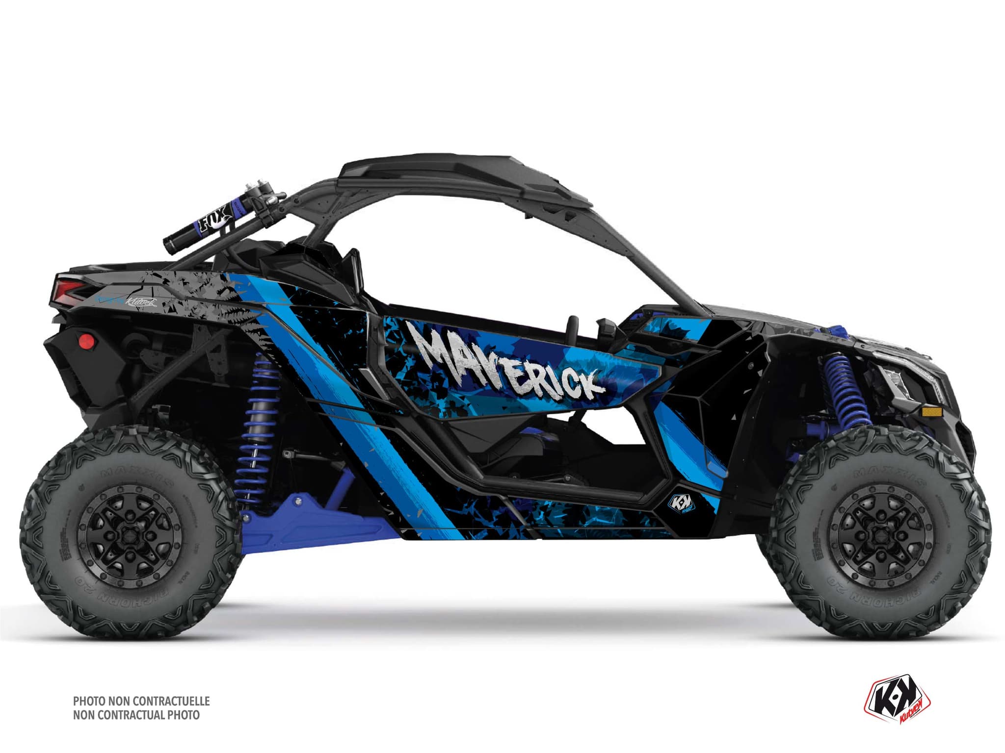 deko-set ssv can-am maverick x3 leaf blau | Can am | Kutvek