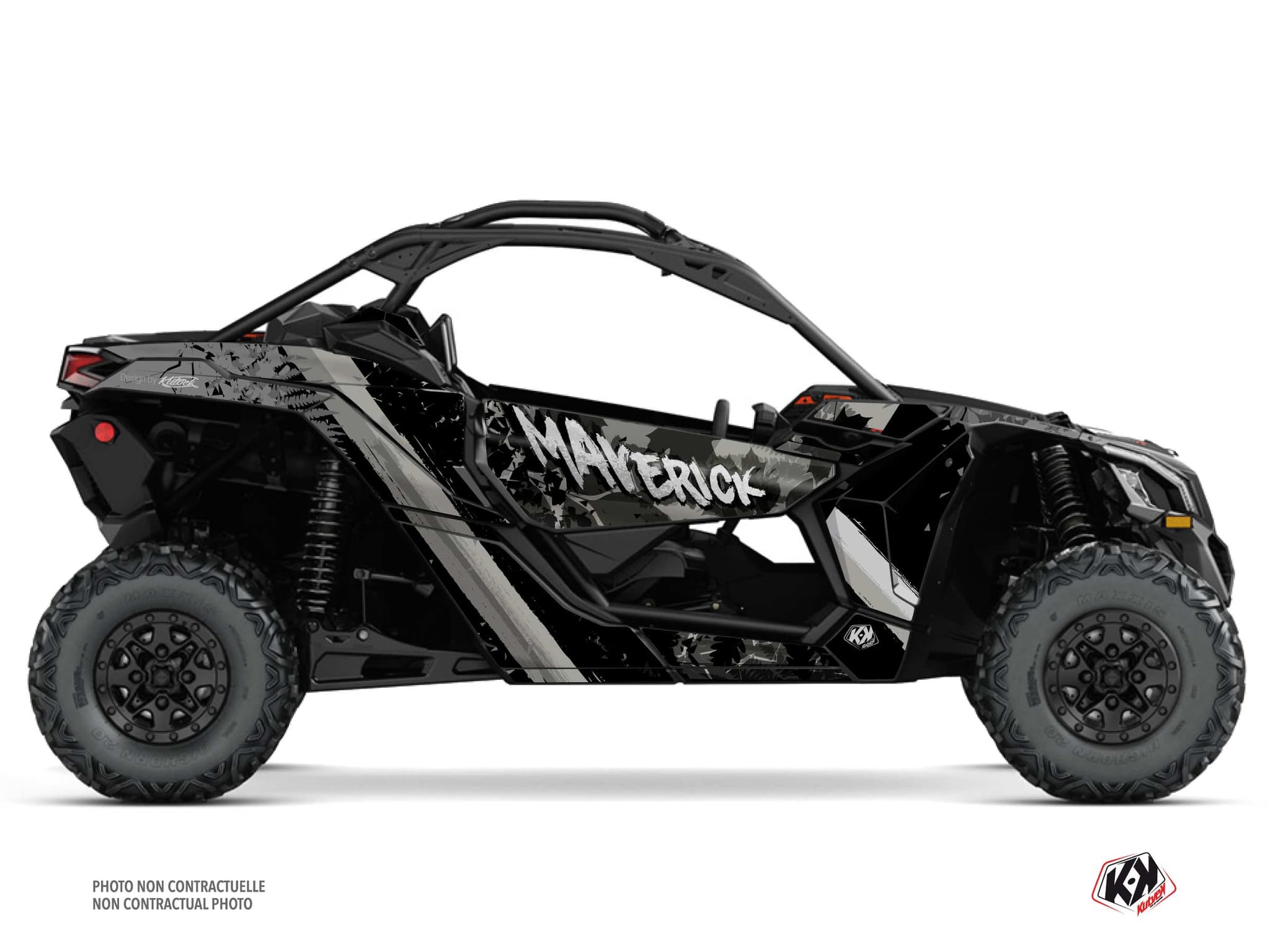 Kit graphique SSV CAN-AM MAVERICK X3 LEAF Craie