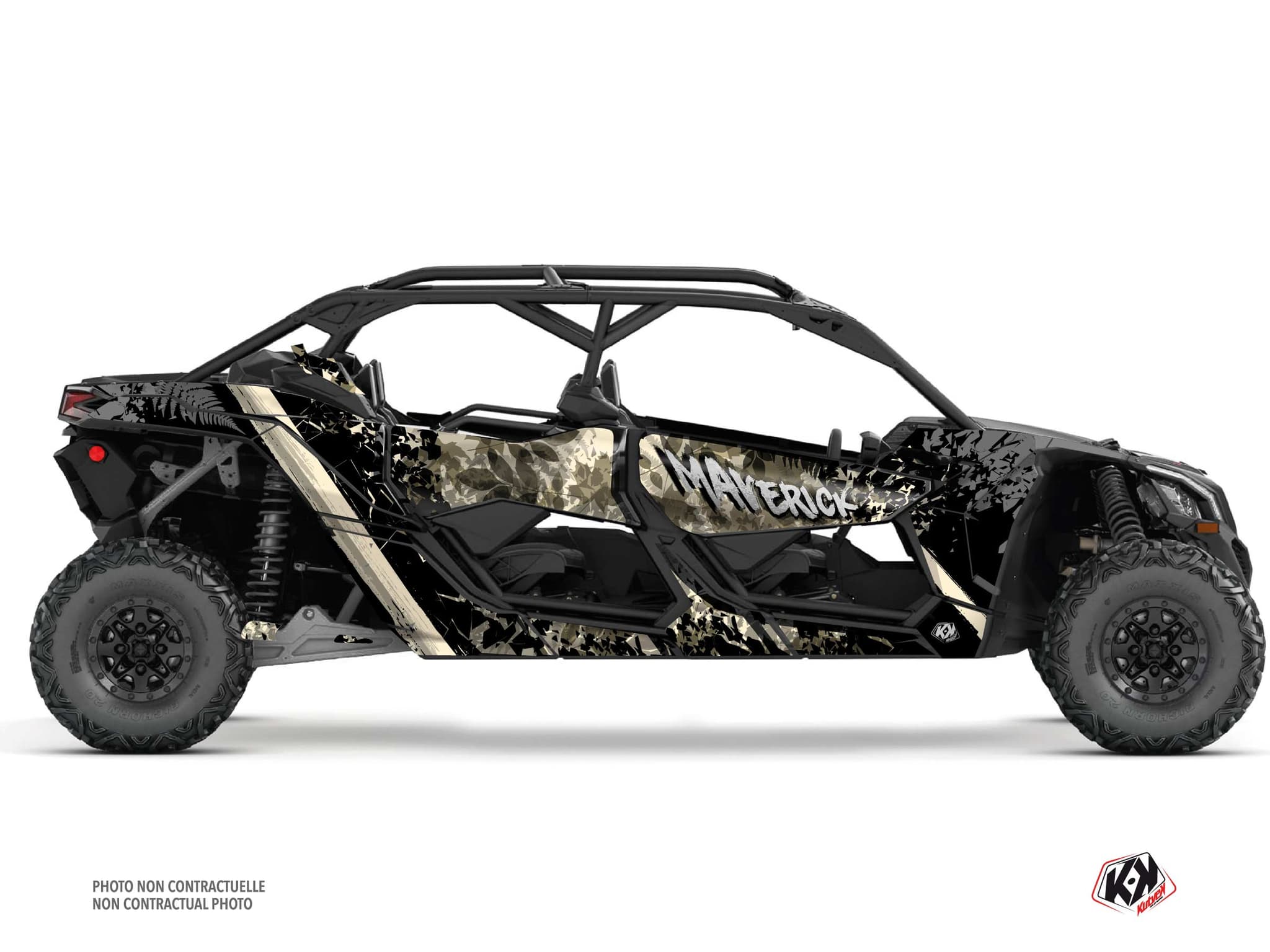 Kit Graphique ssv can-am maverick x3 max leaf sable