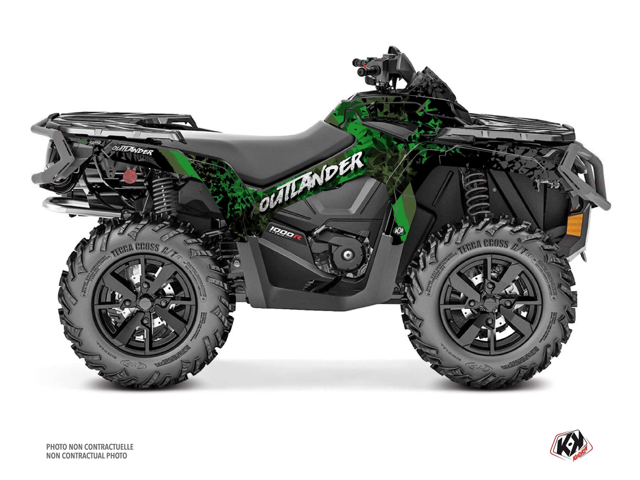 Kit graphique Quad CAN-AM OUTLANDER 1000 R LEAF Vert