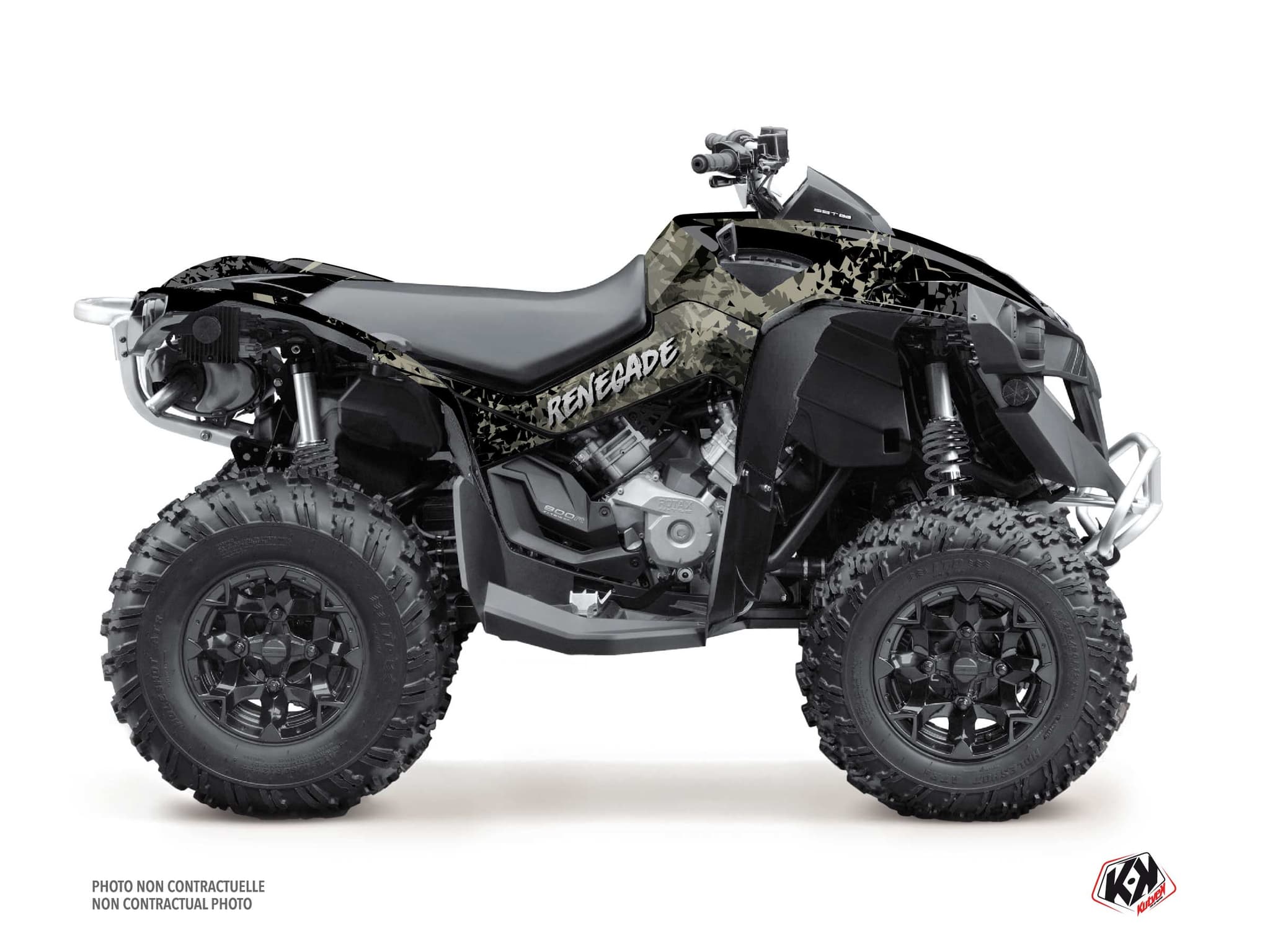 Kit graphique Quad CAN-AM RENEGADE LEAF Craie