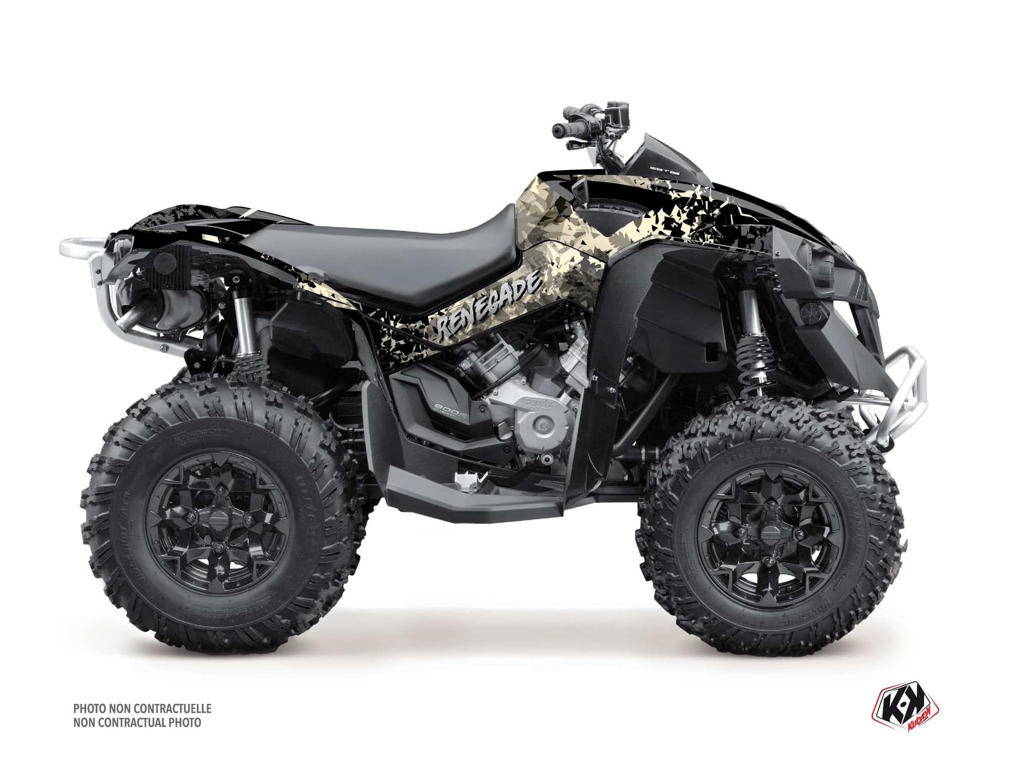 Kit graphique Quad CAN-AM RENEGADE LEAF Sable