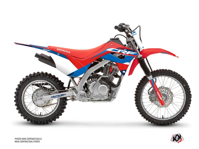 kit graphique motocross honda crf 125 f league rouge