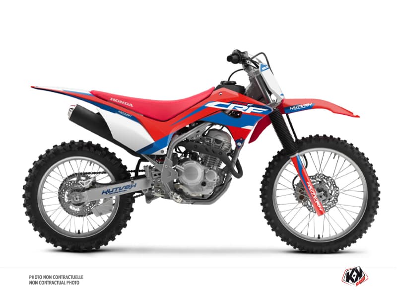 kit graphique motocross honda crf 250 f league rouge