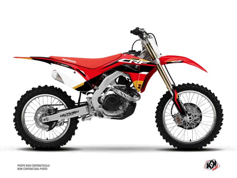 dirt bike honda crf 450 r league gold graphic kit