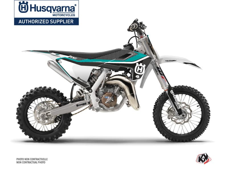 kit graphique motocross legend husqvarna tc 65 turquoise